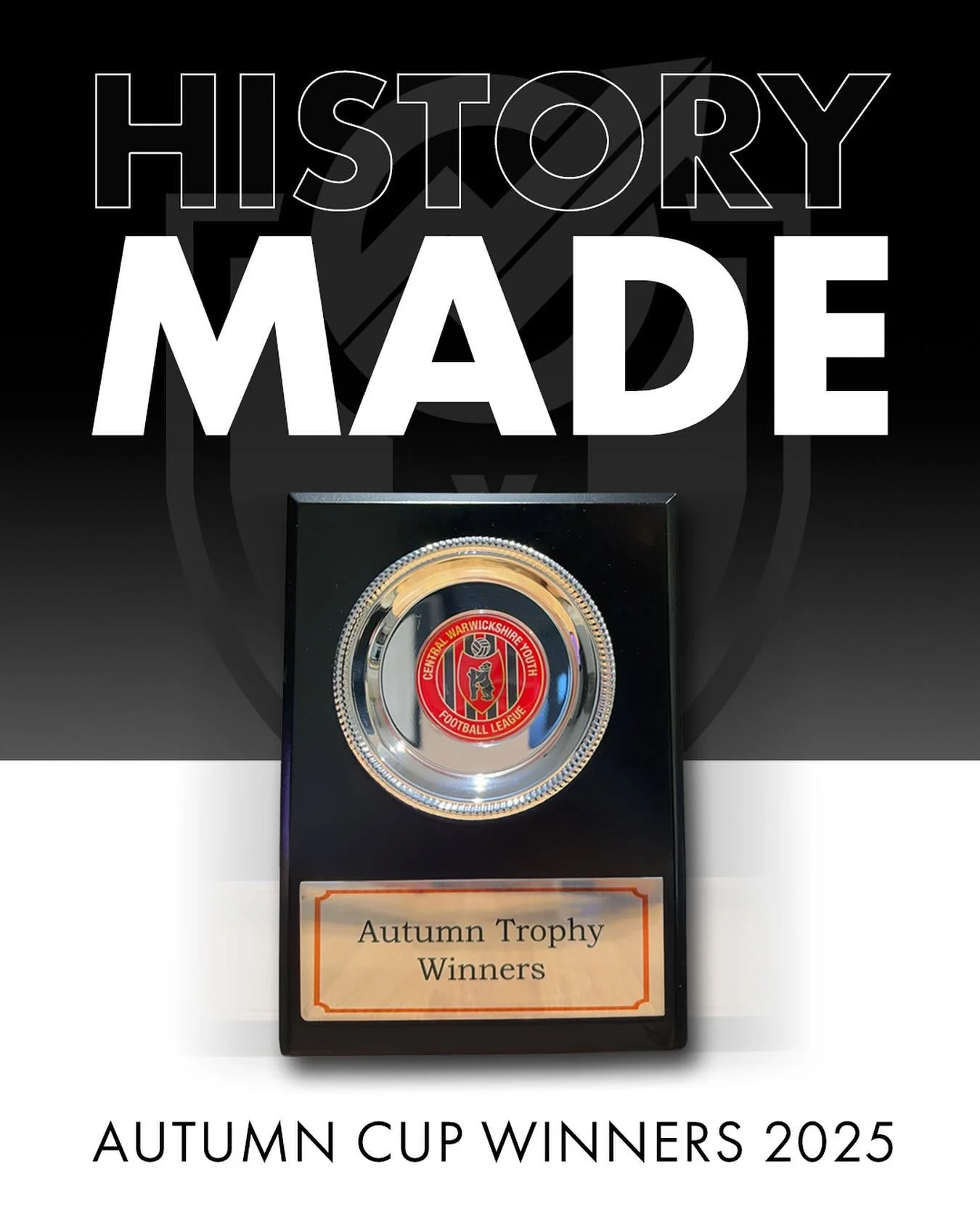 𝐖𝐄&rsquo;𝐕𝐄 𝐃𝐎𝐍𝐄 𝐈𝐓! 𝐖𝐄&rsquo;𝐕𝐄 𝐌𝐀𝐃𝐄 𝐇𝐈𝐒𝐓𝐎𝐑𝐘! 🏆

Our under 10&rsquo;s have won this year&rsquo;s Autumn Cup Final with a superb performance against Studley Juniors 👏

They&rsquo;ll go down as the first ever team to deliver