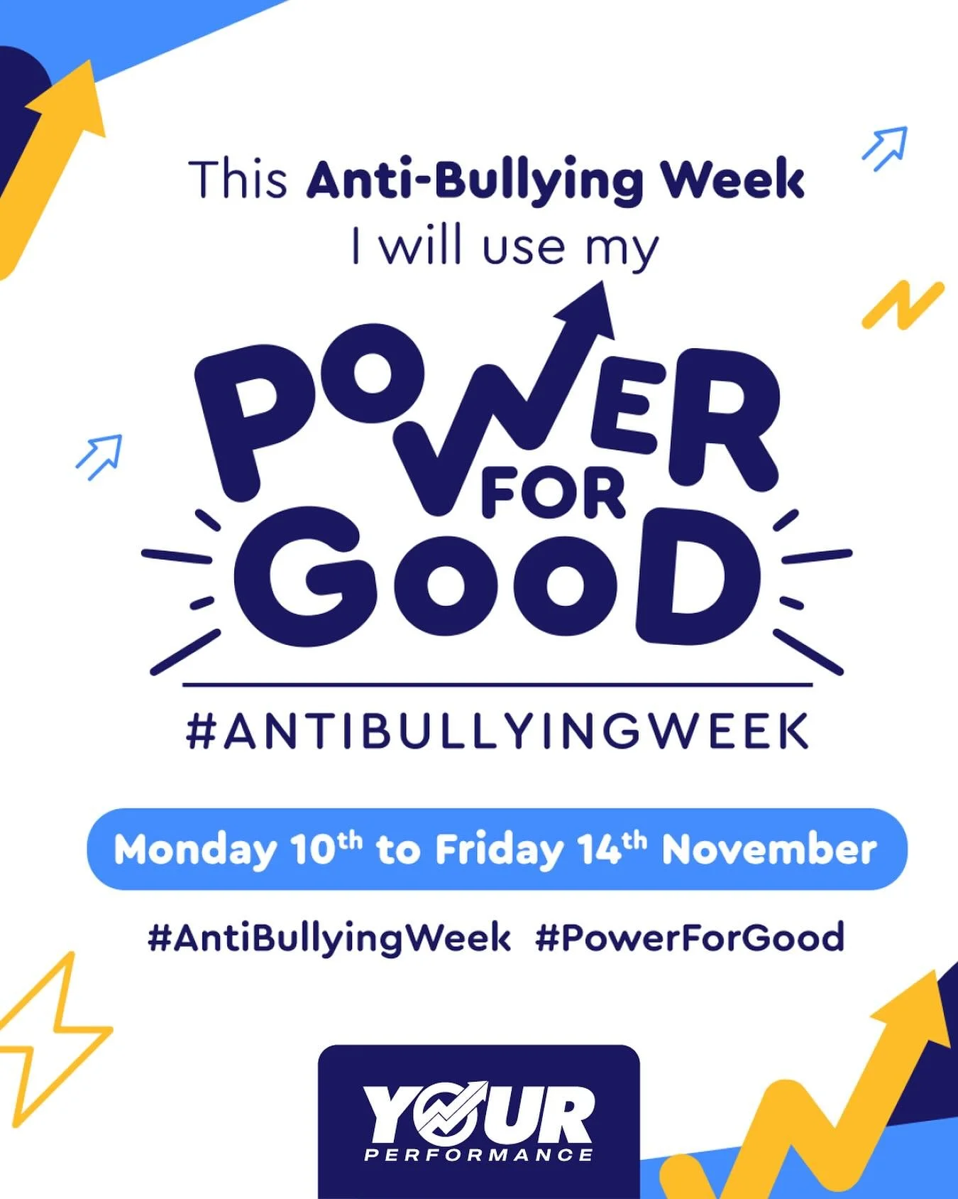 Every year, bullying impacts the lives of countless young people and silence helps it grow 🗣️

That&rsquo;s why, this Anti-Bullying Week, we&rsquo;re empowering young people to use their Power for Good to safely speak up and raise awareness when the