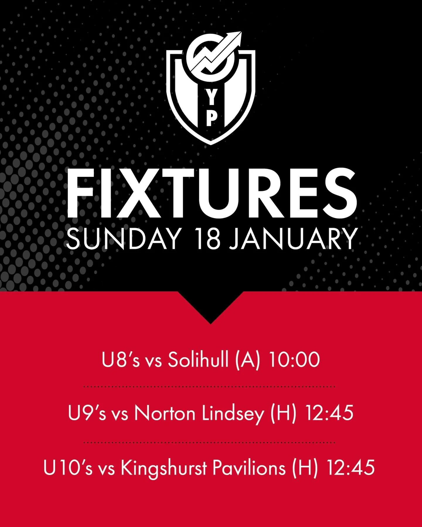 Let&rsquo;s try again shall we 😅

We&rsquo;re finally back this weekend, with an away game and two home games, at our new home 🤝 

Our under 8&rsquo;s travel to Solihull, whilst our under 9&rsquo;s host Norton Lindsey in the first round of the cup.