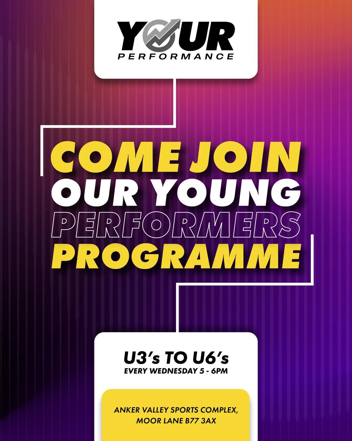 Come and get involved in the fun 😁

Just starting out on your football journey? Look no further, our Young Performers programme has you covered 👊

Our sessions cover: basic ball mastery, fun games &amp; activities, 1v1 &amp; 2v2 scenarios, and then