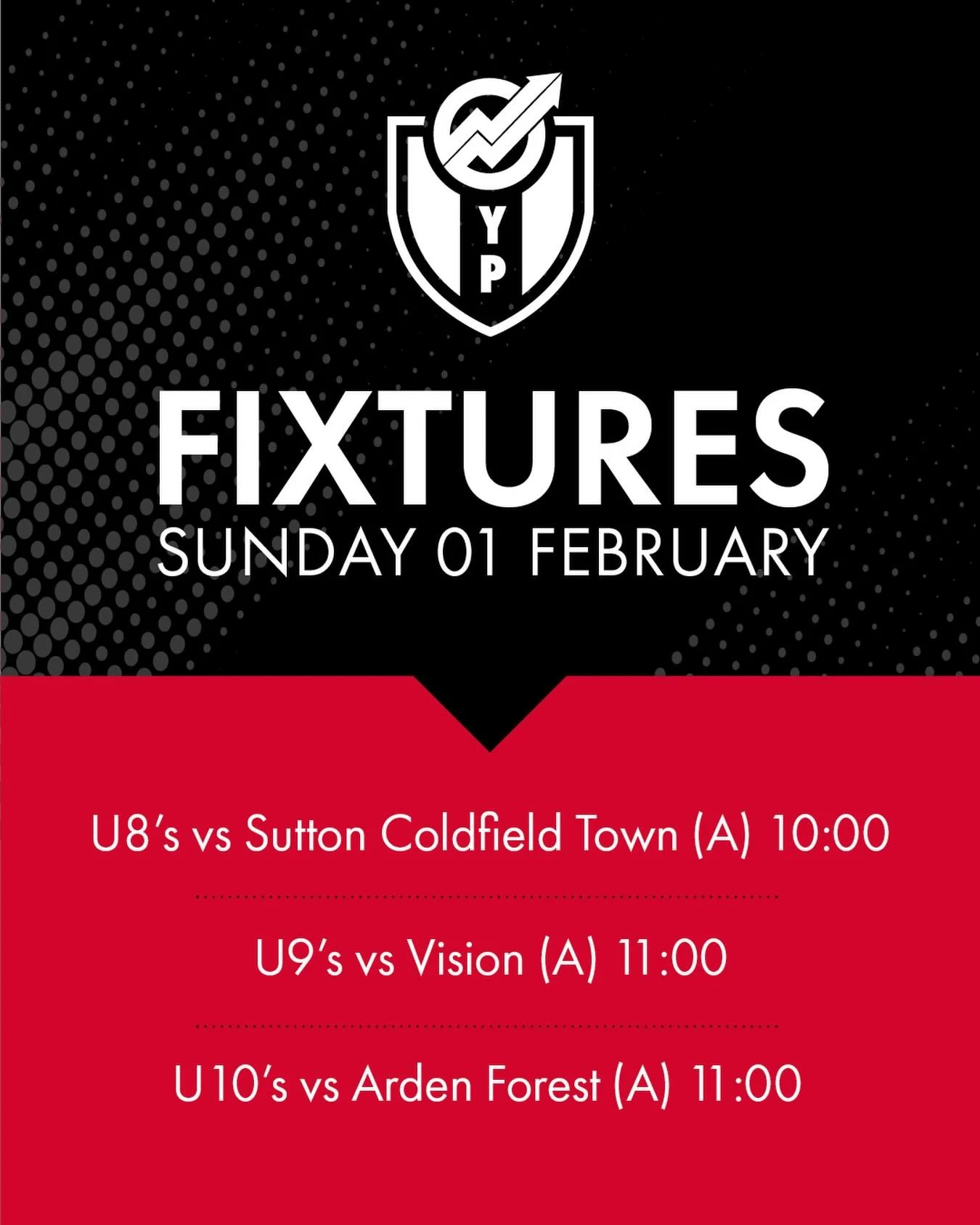 Eager for this weekend&rsquo;s fixtures to arrive 🤩

All three of our teams on the road this week, looking to put what they&rsquo;ve been working on in training into practice 🙌

Our under 8&rsquo;s travel to Sutton Coldfield Town, whilst our under 