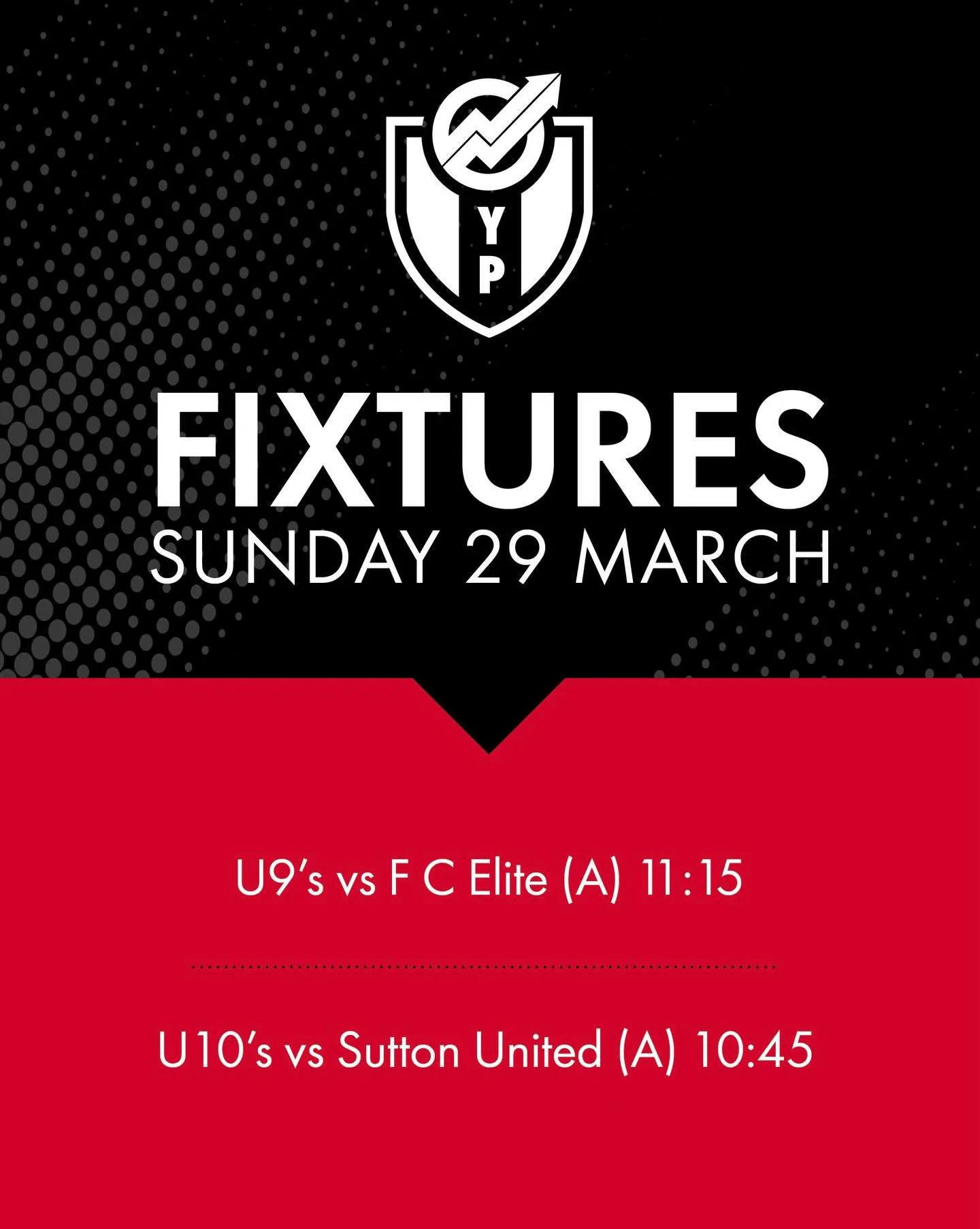 Flying the YP flag this weekend 🏳️

We&rsquo;re ready and raring to attack another weekend of football 👊

Our under 9&rsquo;s travel to F C Elite whilst our under 10&rsquo;s go to Sutton United 📈

#YPFC