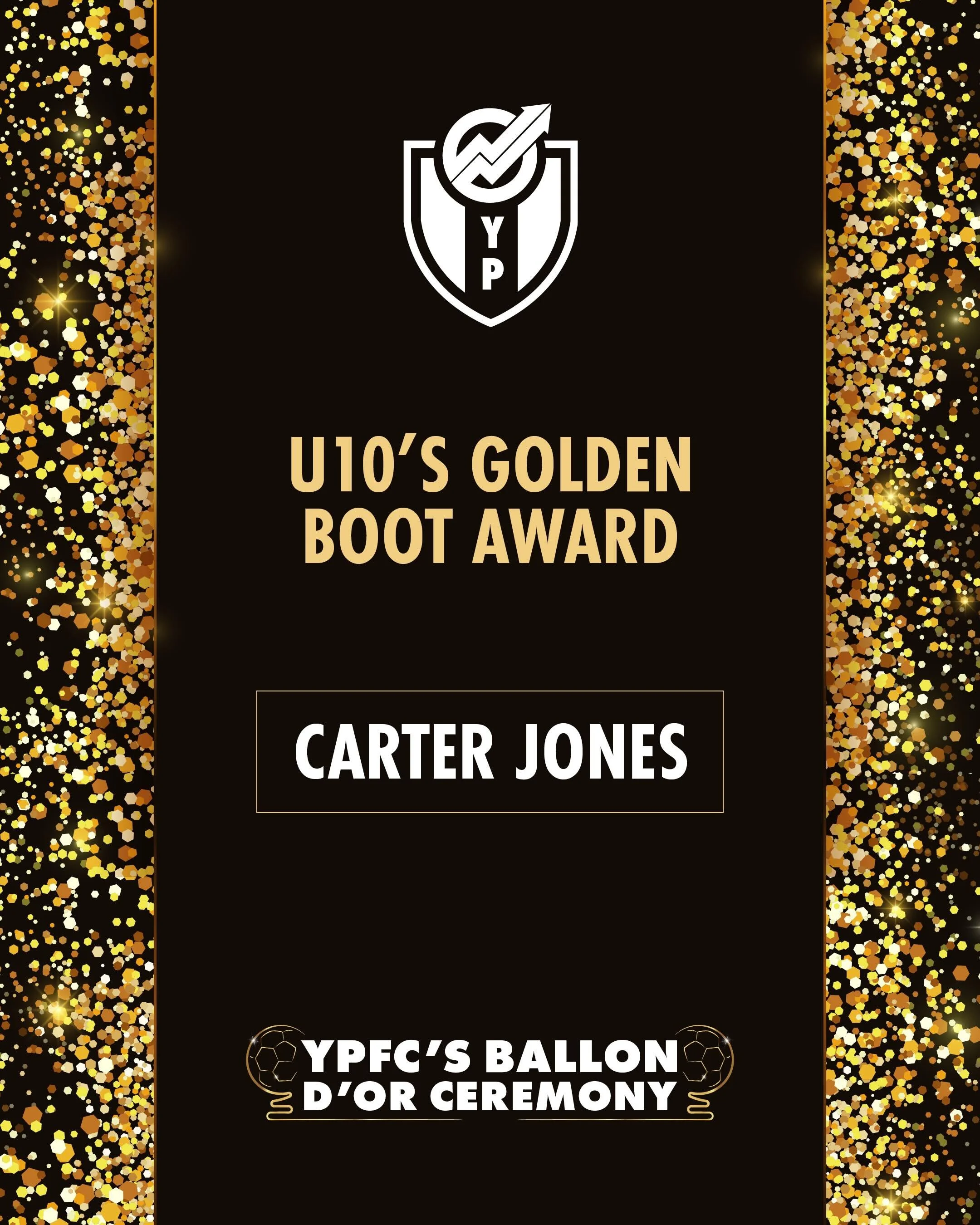 Carter Jones is YPFC&rsquo;s 2025/26 under 10&rsquo;s Golden Boot Award winner 🏆

Congratulations Carter on your award and an excellent season 📈

#YPFCballondOr