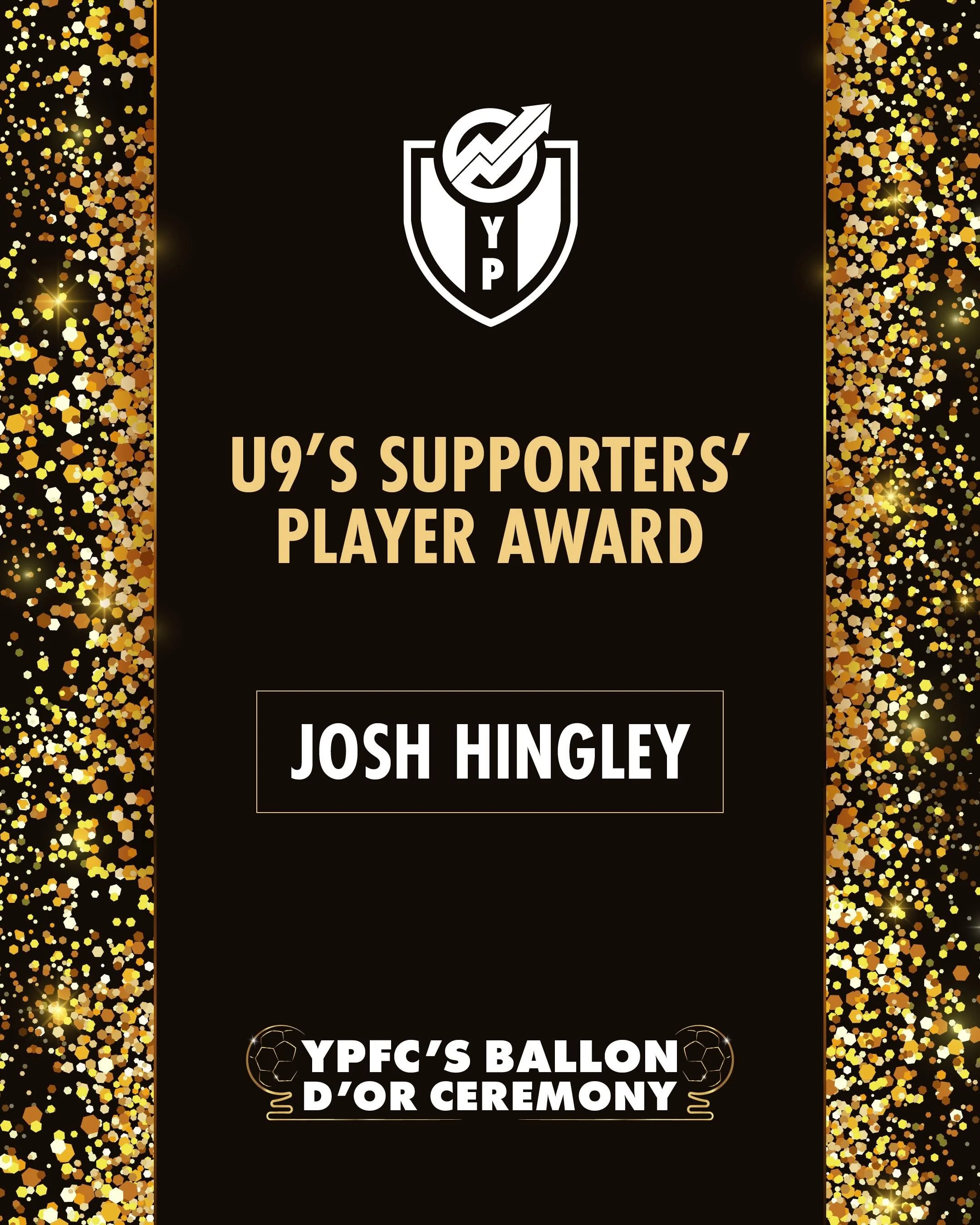 Josh Hingley is YPFC&rsquo;s 2025/26 under 9&rsquo;s Supporters&rsquo; Player award winner 🏆

Congratulations Josh on your award and an excellent season 📈

#YPFCballondOr