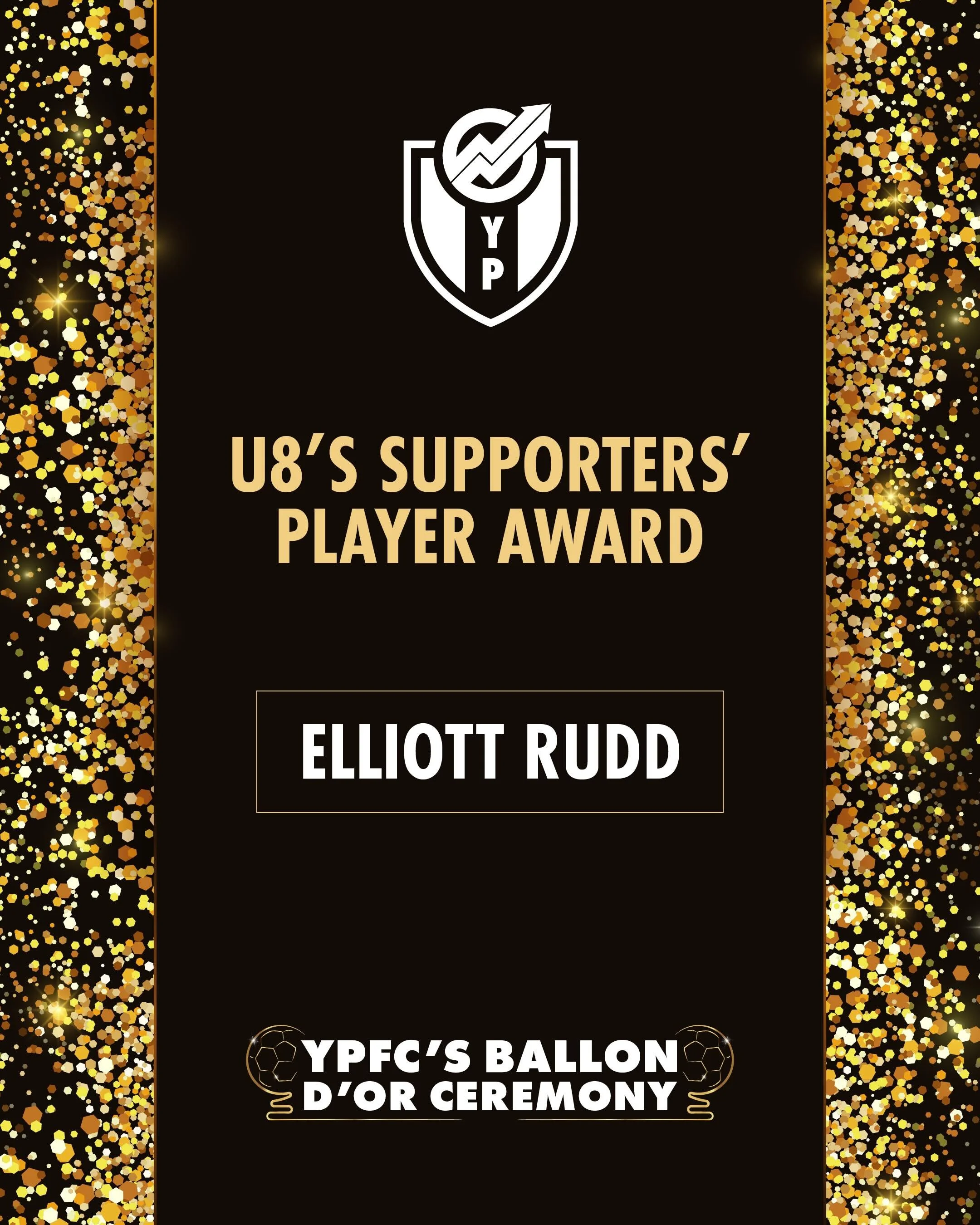 Elliott Rudd is YPFC&rsquo;s 2025/26 under 8&rsquo;s Supporters&rsquo; Player Award winner 🏆

Congratulations Elliott on your award and an excellent season 📈

#YPFCballondOr