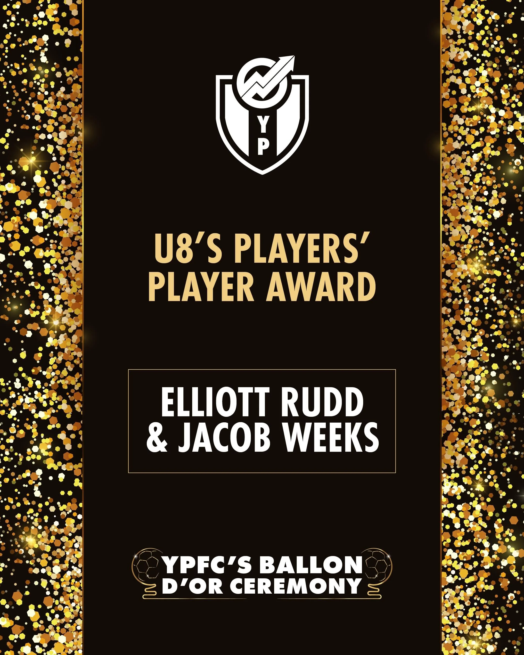 Elliott Rudd &amp; Jacob Weeks are YPFC&rsquo;s 2025/26 under 8&rsquo;s Players&rsquo; Player Award winners 🏆

Congratulations Elliott &amp; Jacob on your awards and an excellent season 📈

#YPFCballondOr