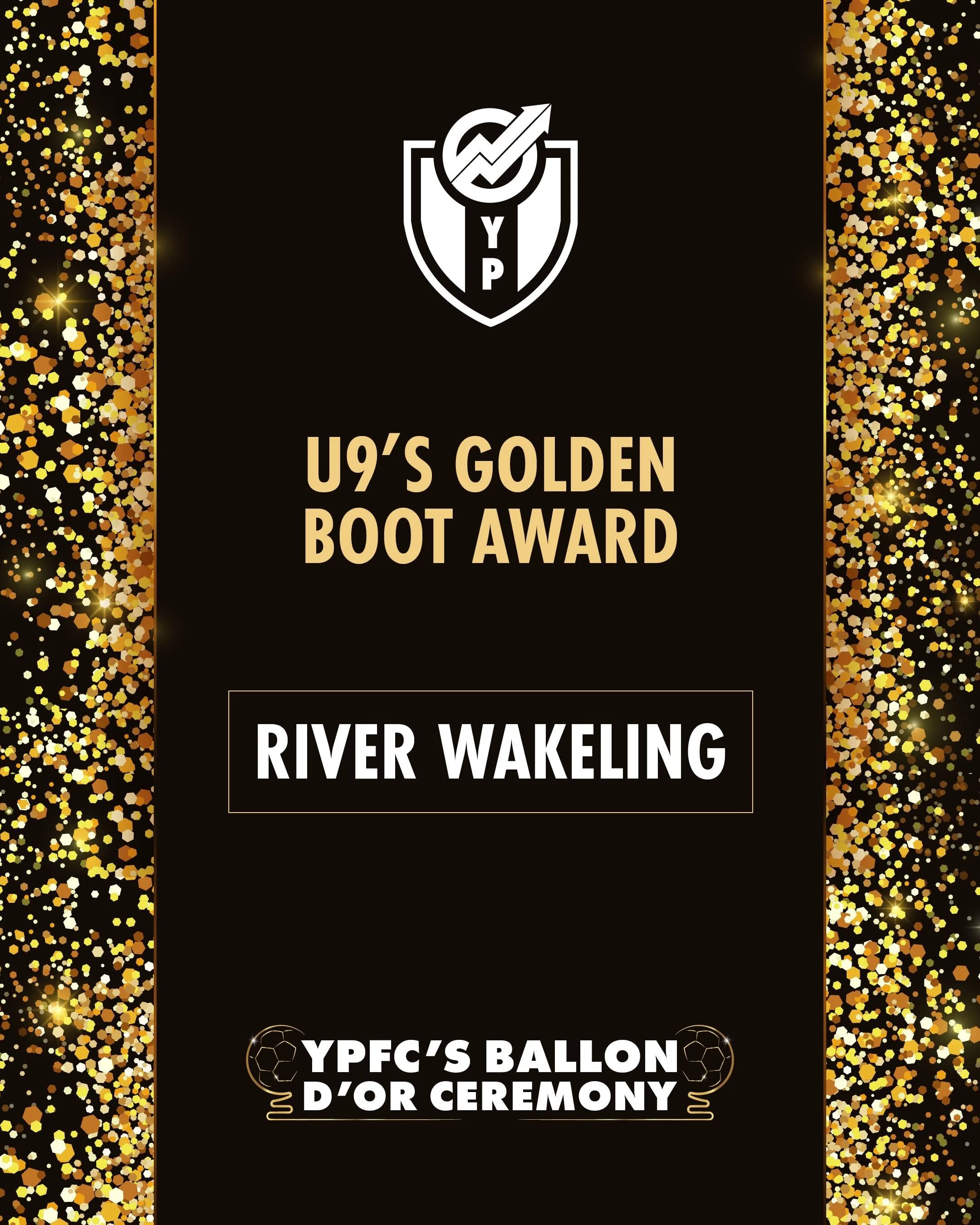 River Wakeling is YPFC&rsquo;s 2025/26 under 9&rsquo;s Golden Boot Award winner 🏆

Congratulations River on your award and an excellent season 📈

#YPFCballondOr