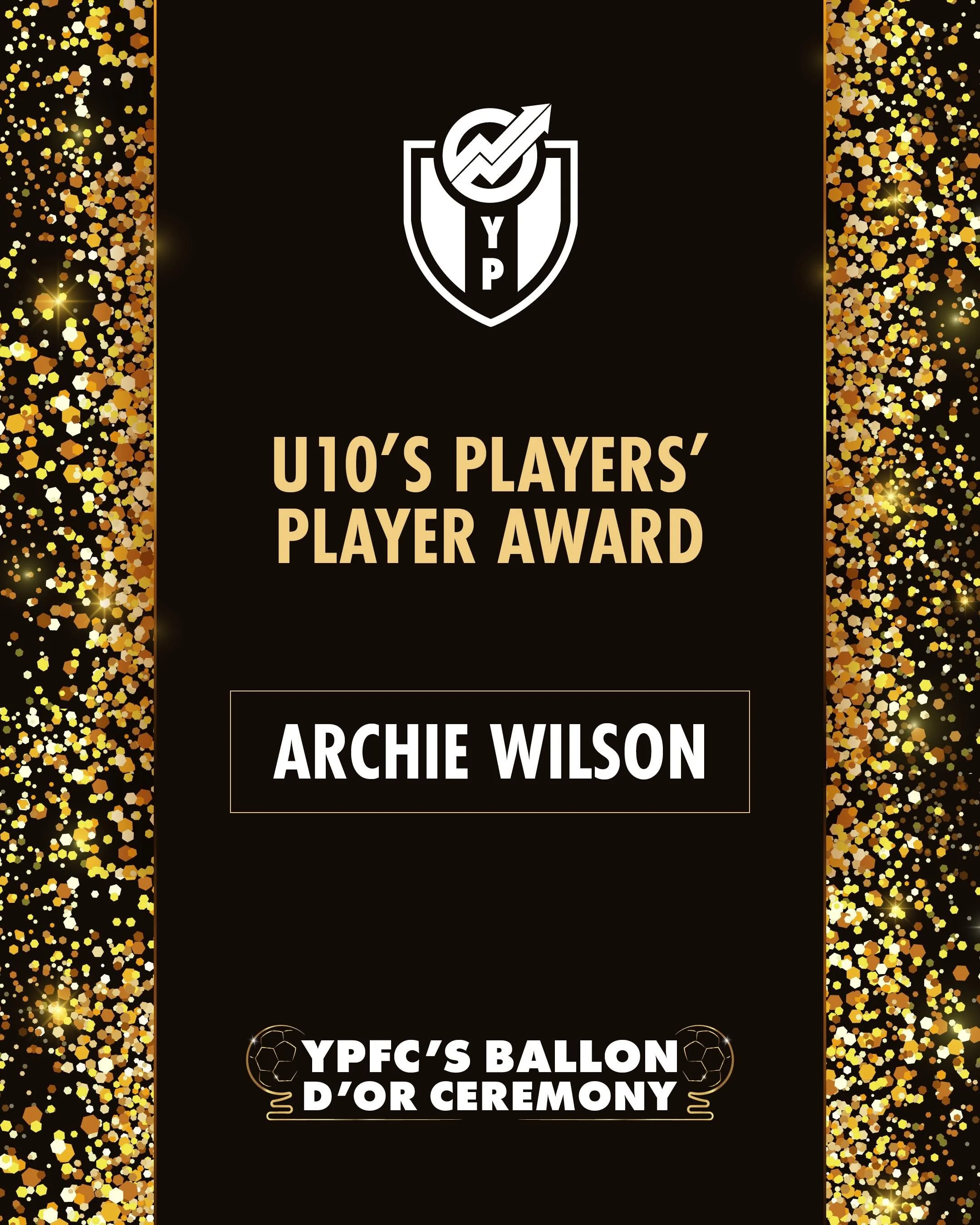 Archie Wilson is YPFC&rsquo;s 2025/26 under 10&rsquo;s Players&rsquo; Player Award winner 🏆

Congratulations Archie on your award and an excellent season 📈

#YPFCballondOr