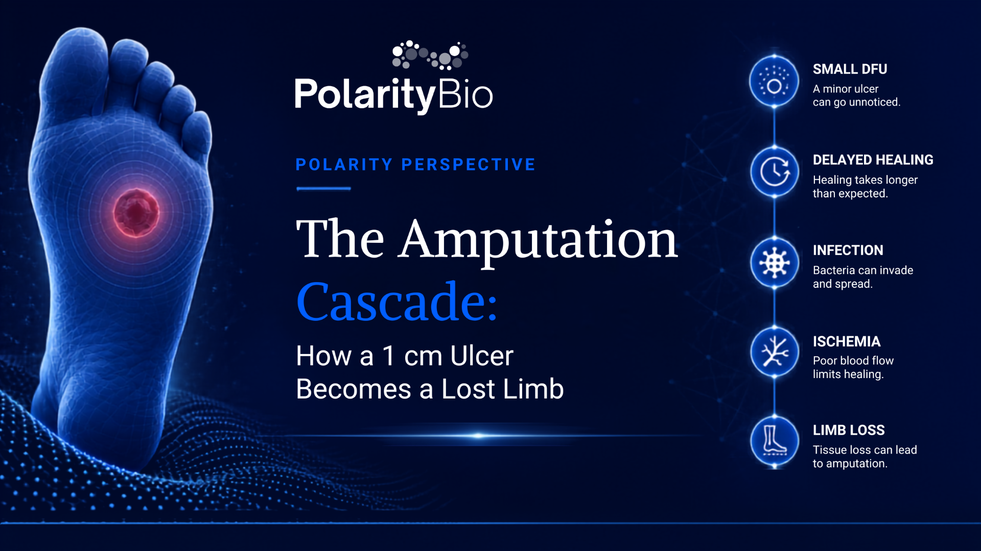 The Amputation Cascade: How a 1 cm Ulcer Becomes a Lost Limb