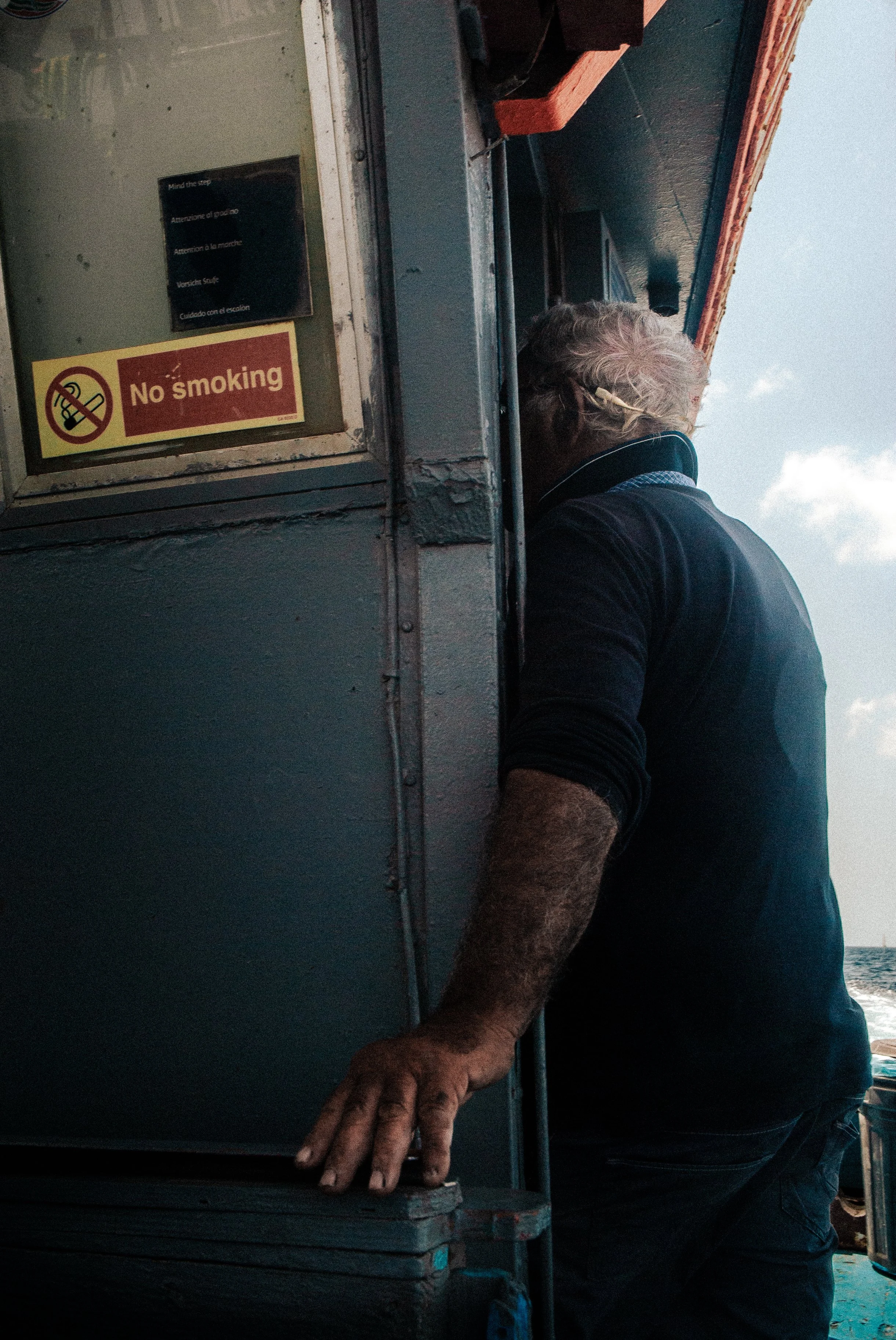 The Old Man and the Sea, 1 (on a feluca boat, Messina 2024)