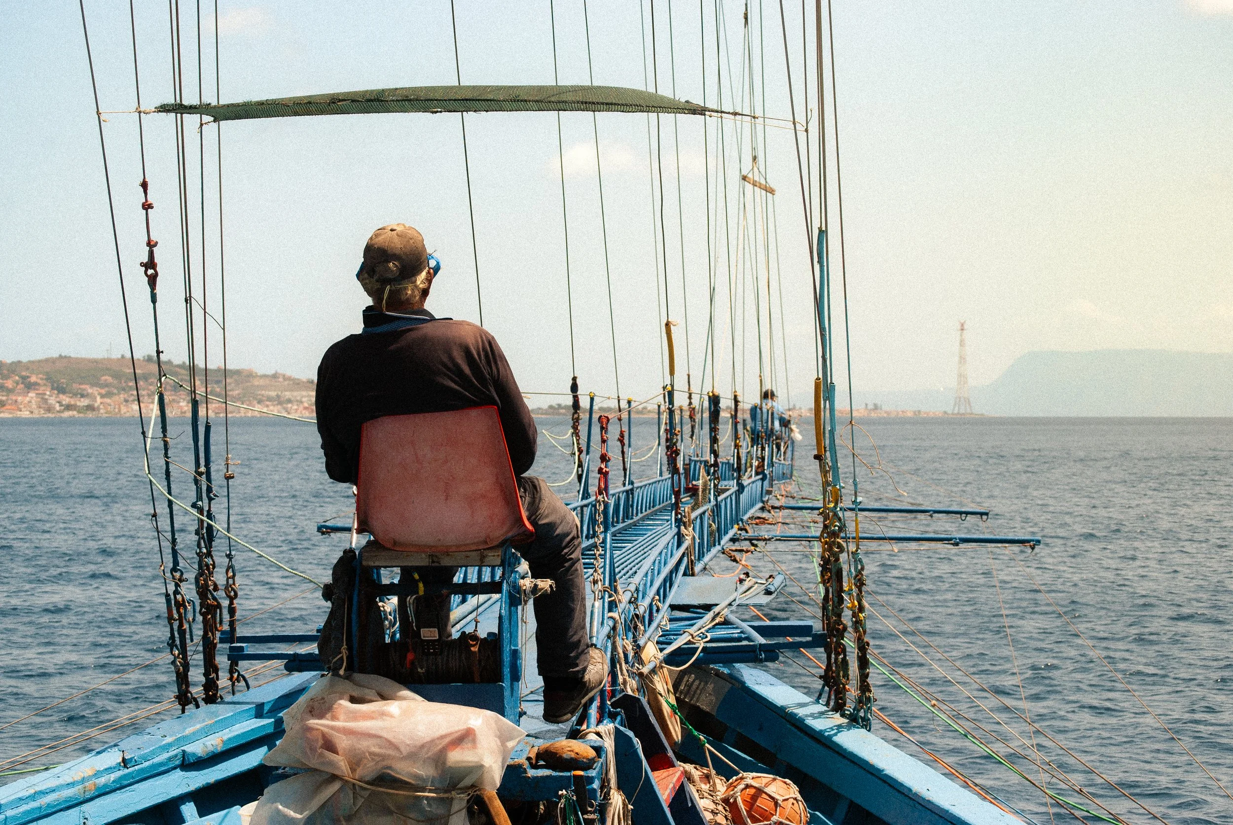The Old Man and the Sea, 2 (on a feluca boat, Messina 2024)