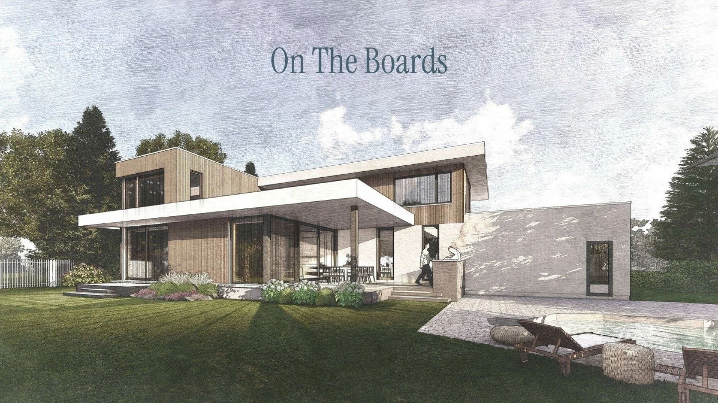 Every design begins as an idea.

On the Boards at Willmott &amp; Strickland: Project Elton Park, a modern home that nods to Japandi style inside and out.

Here, the rear echoes the front, creating continuity throughout the whole structure, a philosop