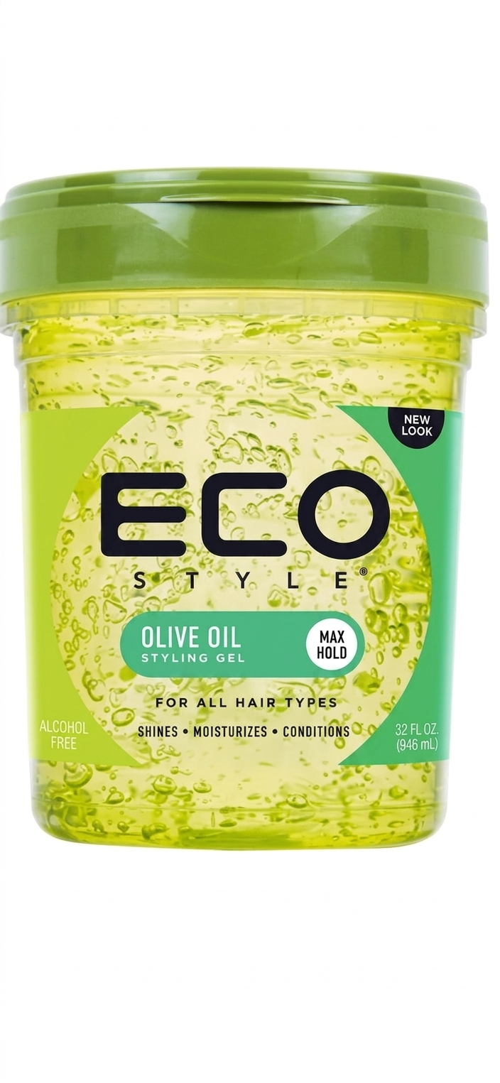 Eco Style Olive Oil Styling Gel – Τζελ Μαλλιών για Μέγιστο Κράτημα (LARGE)