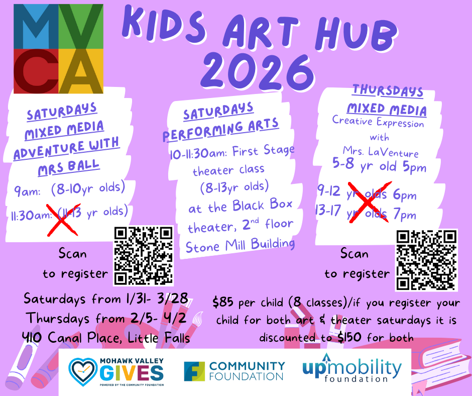 Kids Art Hub &amp; First Stage are back at MVCA!