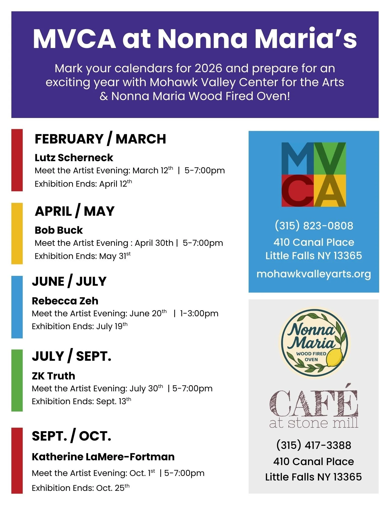 Events with Nonna’s