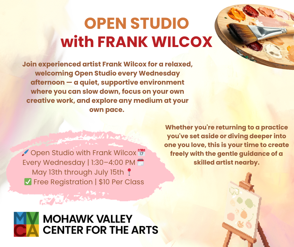 Find Your Creative Space — Open Studio with Frank Wilcox