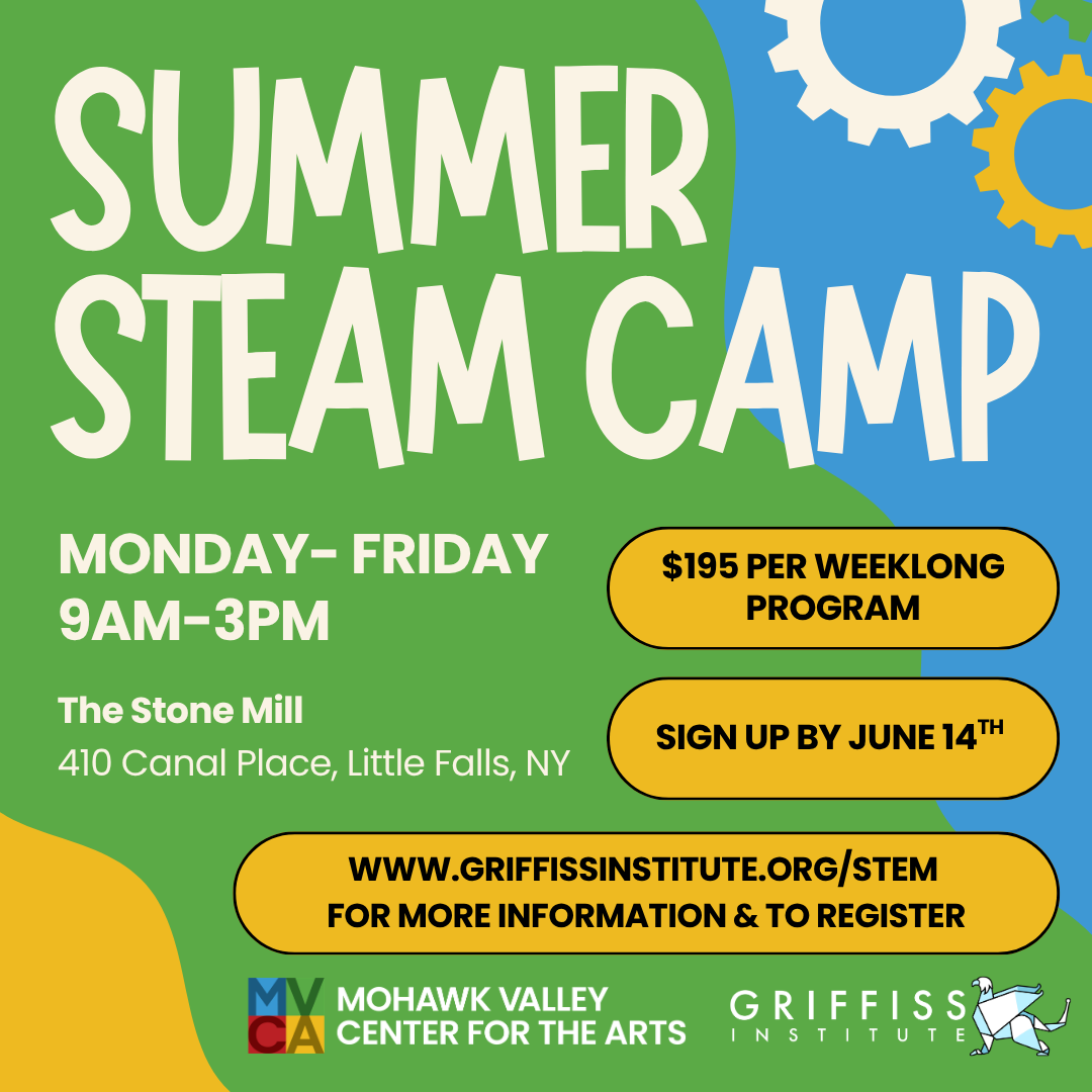 Summer STEAM Camps are coming to the Stone Mill in Little Falls