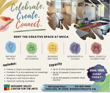 Rent the Creative Space at MVCA