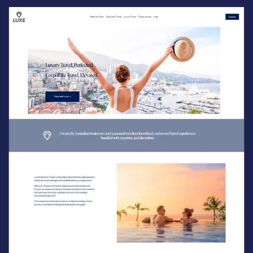 Luxe Executive Travel | website