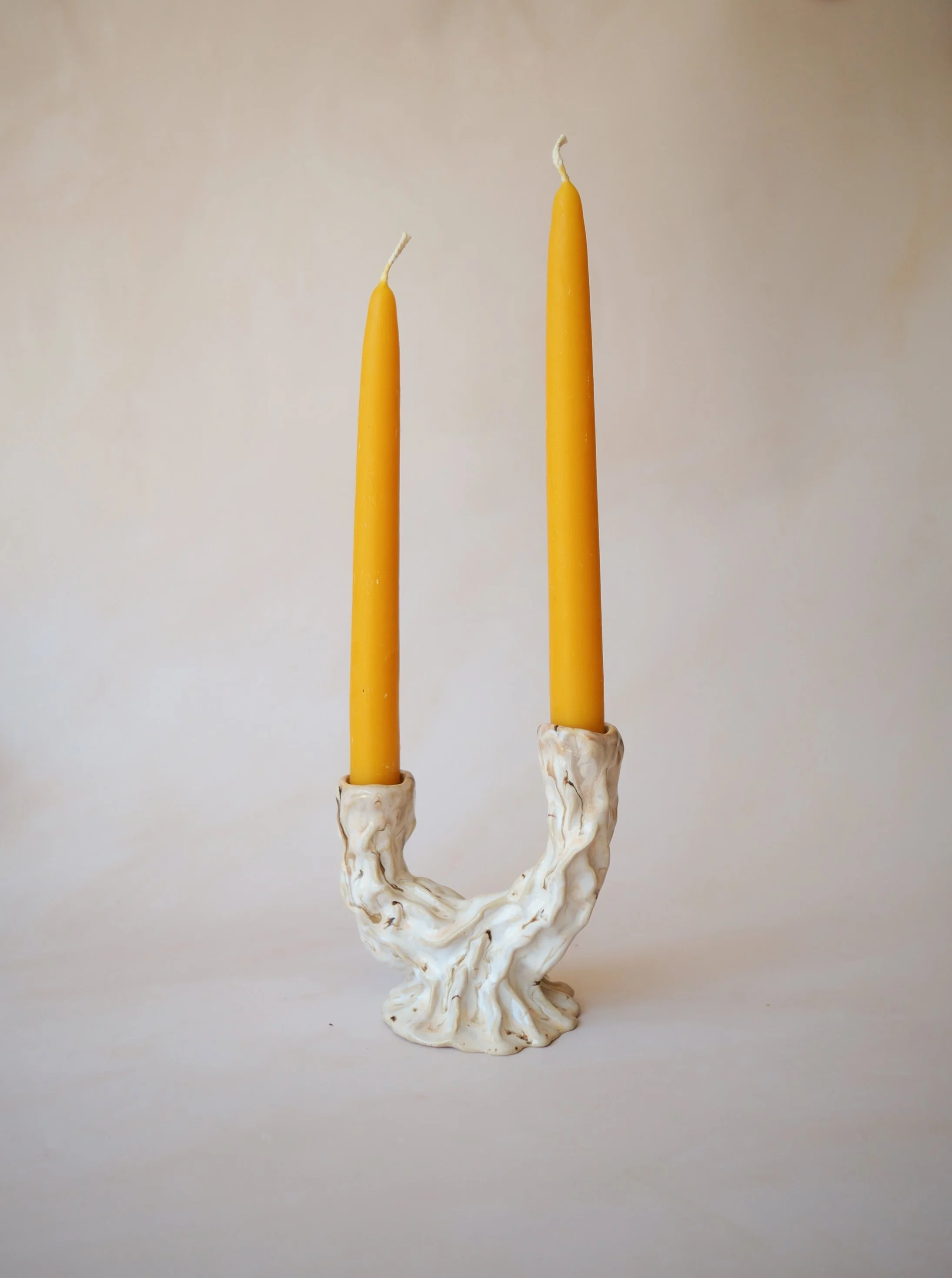 Megan Gilbride The Slow Dream Ceramics Candlestick Duo.JPG