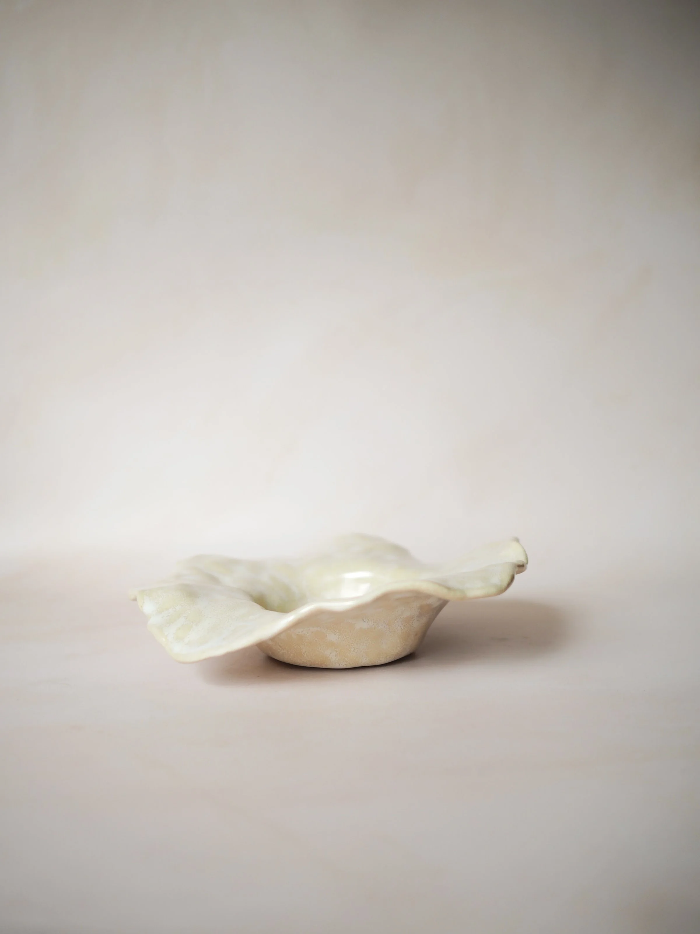 Megan Gilbride The Slow Dream Ceramics Organic Unfolding Bowl Cream.JPG
