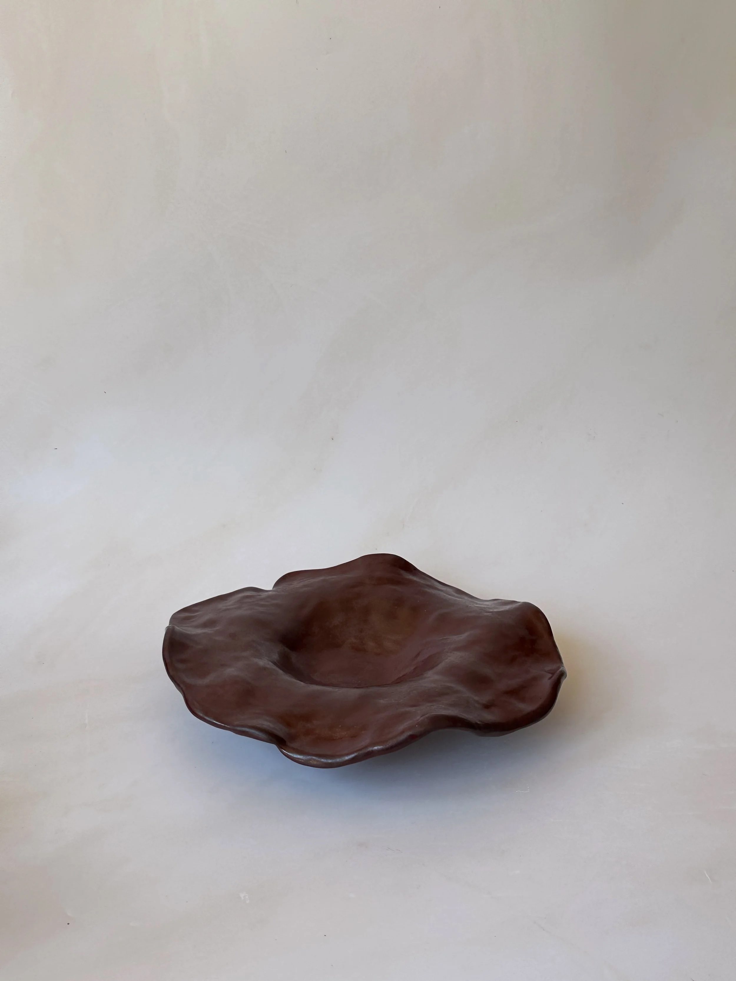 Megan Gilbride The Slow Dream Ceramics Red Dish 1.JPG