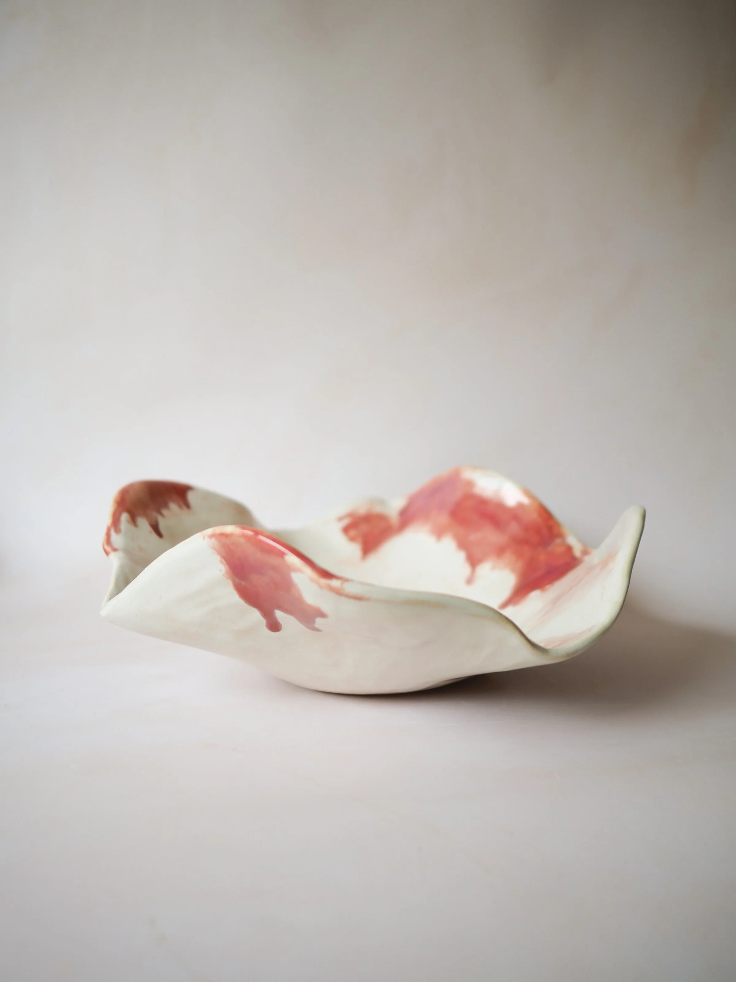 Megan Gilbride The Slow Dream Ceramics Wave of Life Bowl Pink 2.JPG