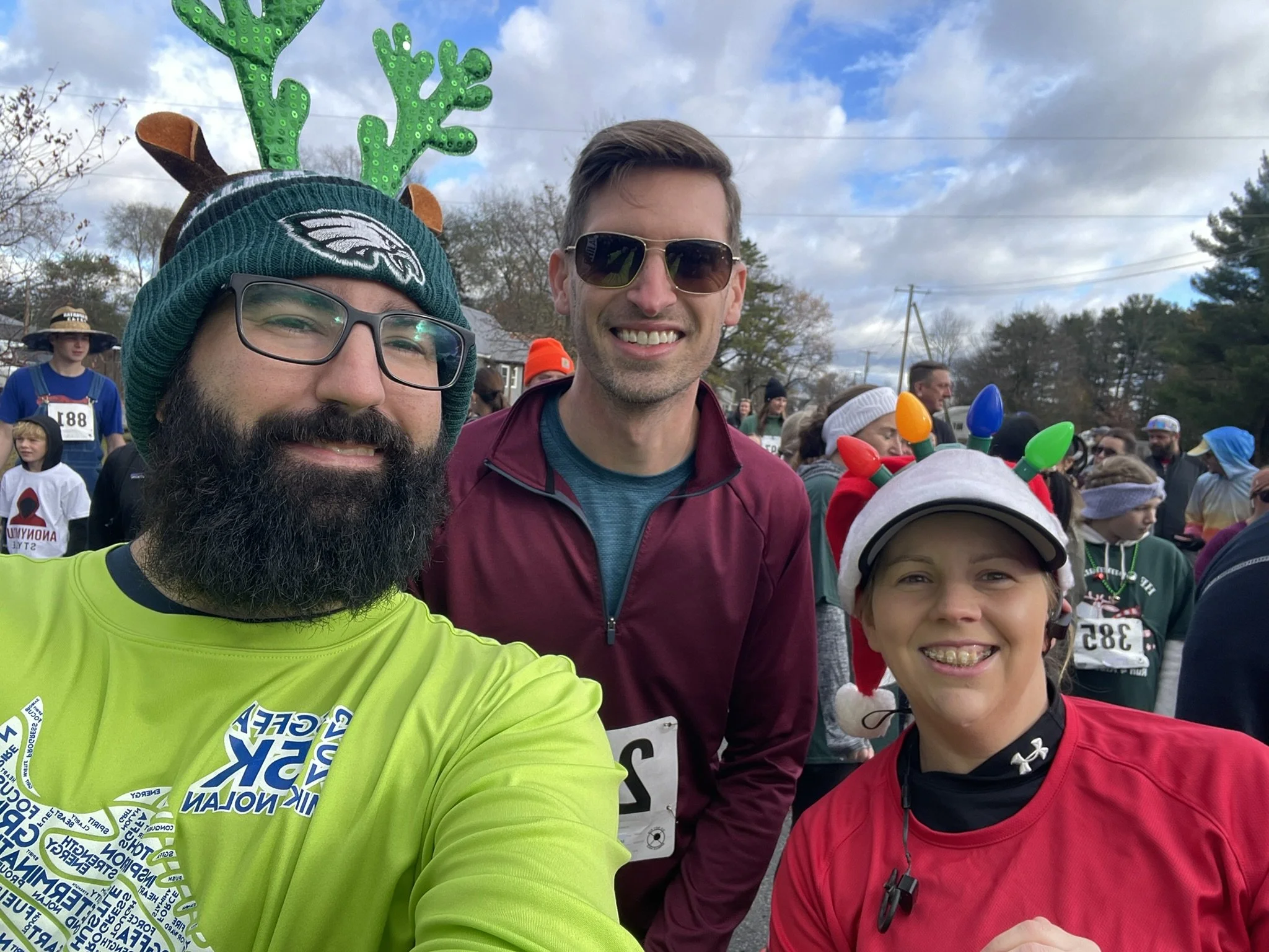 Running through Hudson Falls for Fallen Runners