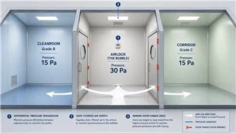 Airlock Pressure Regimes: A Technical Guide to Bubble, Sink, and Cascade Design