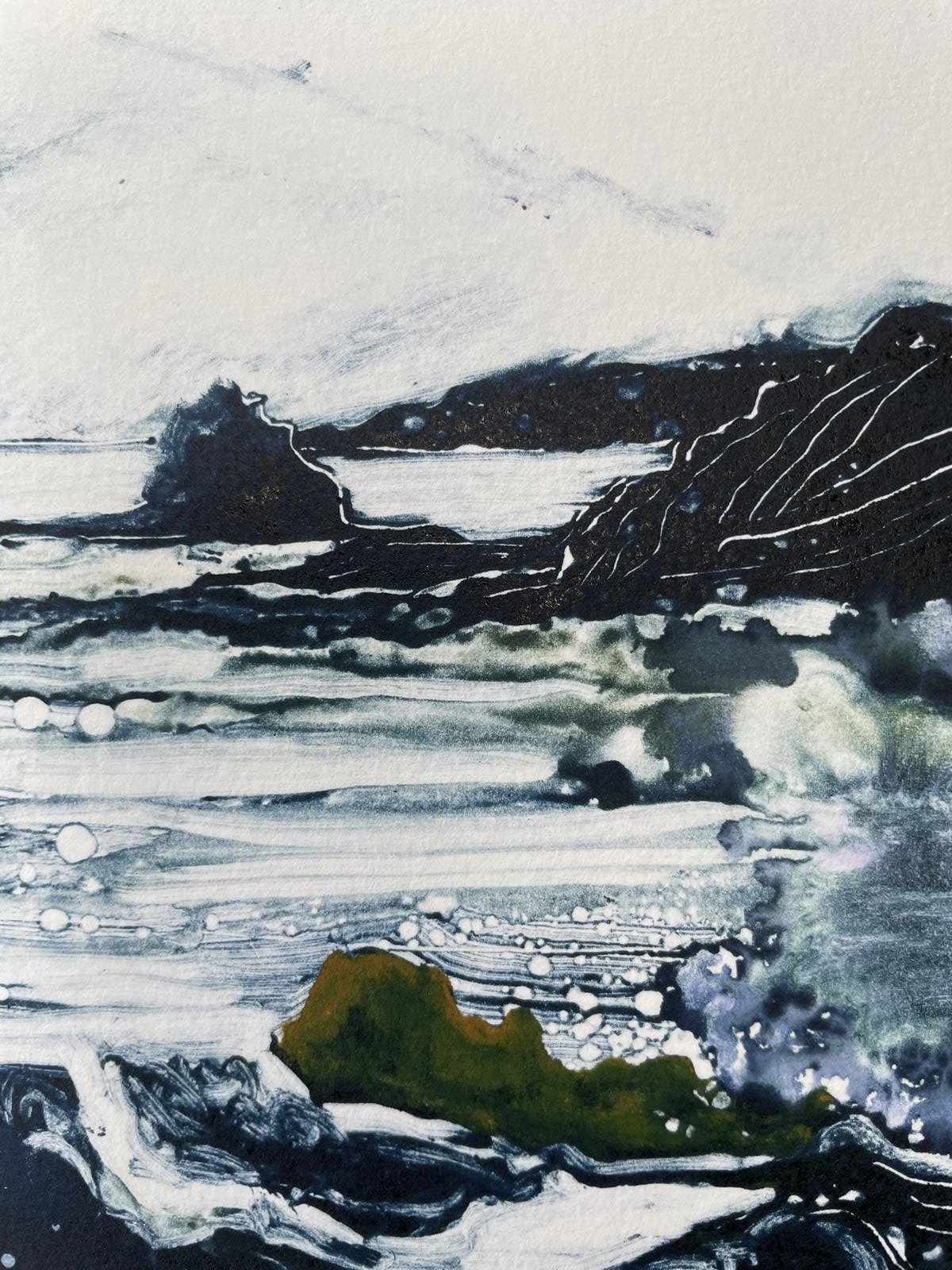 Rock, 2025
10 x 13cm
Monotype
