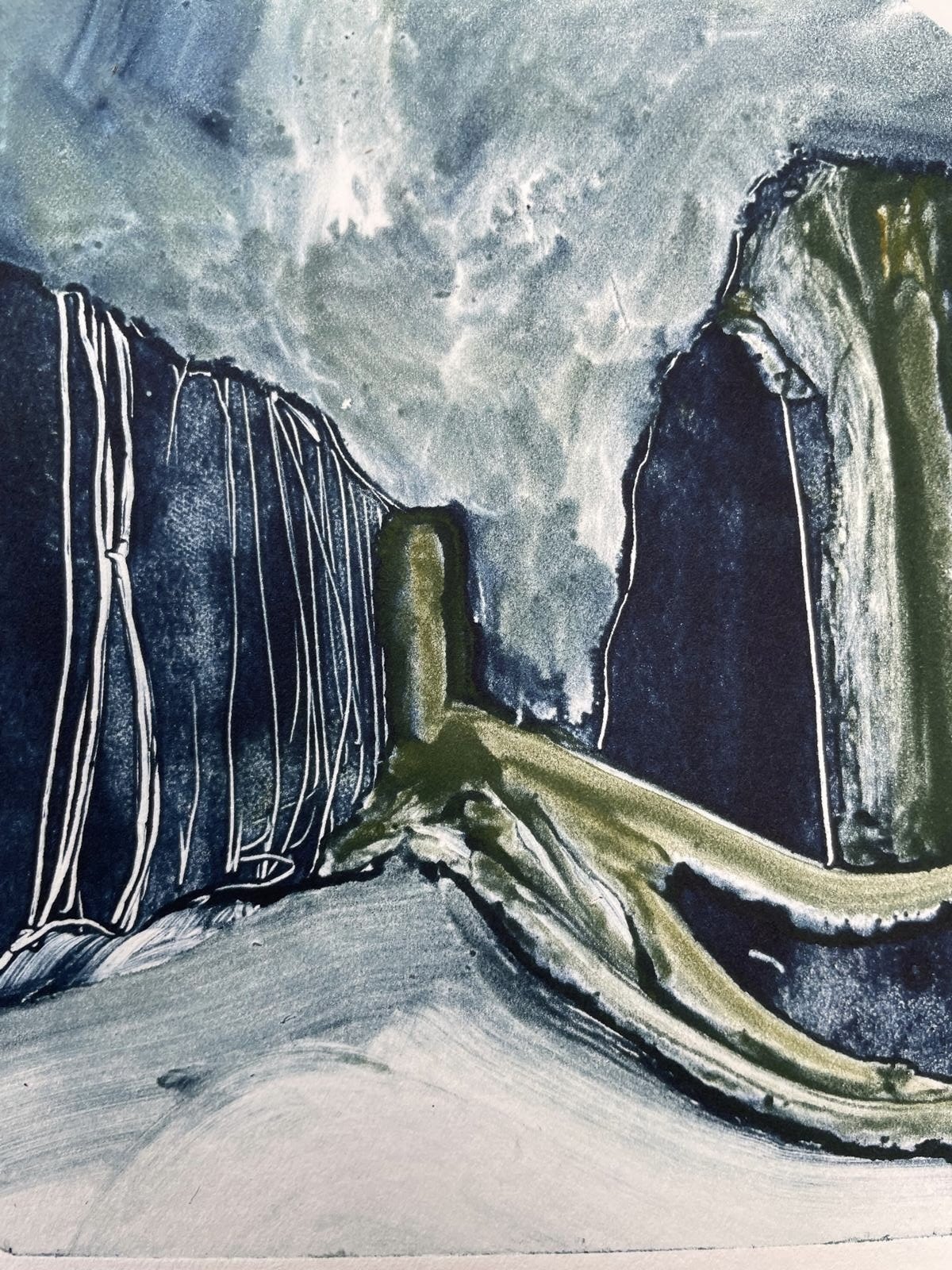 Sorrow, 2025
10 x 13cm
Monotype