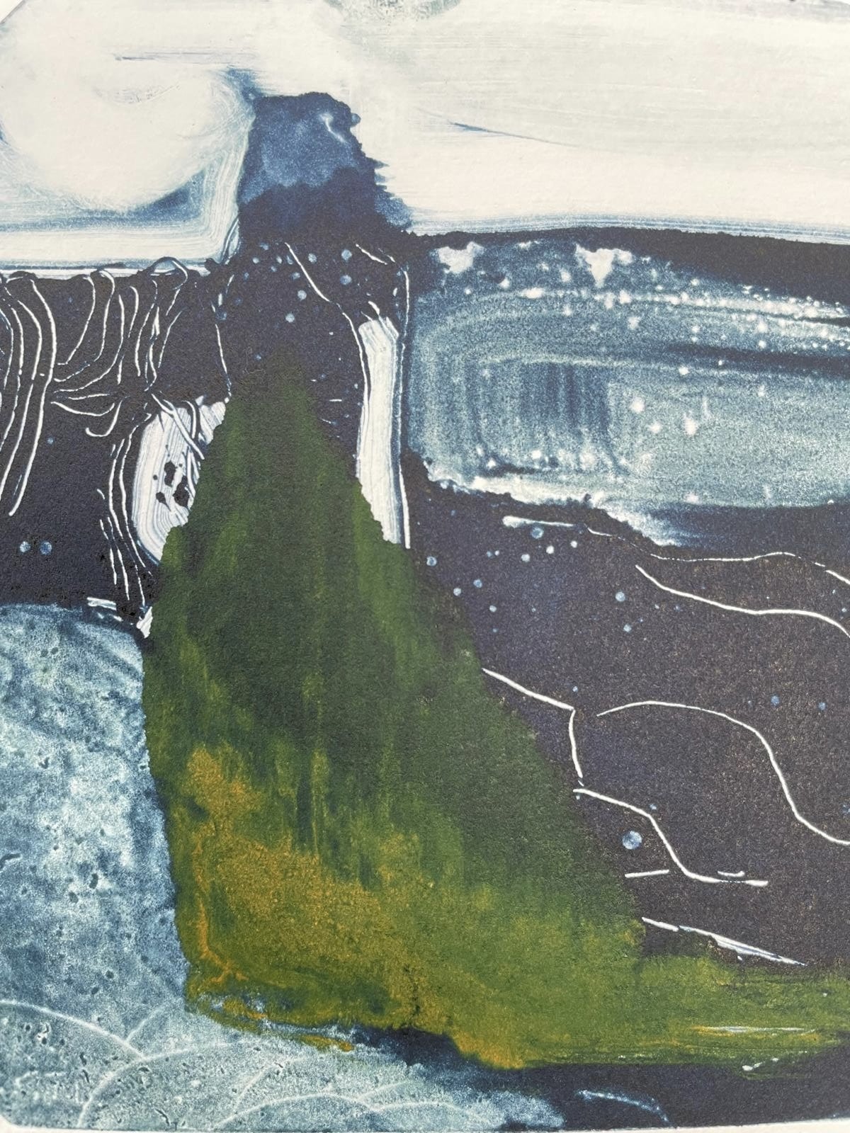 To Drown, 2025
10 x 13cm
Monotype