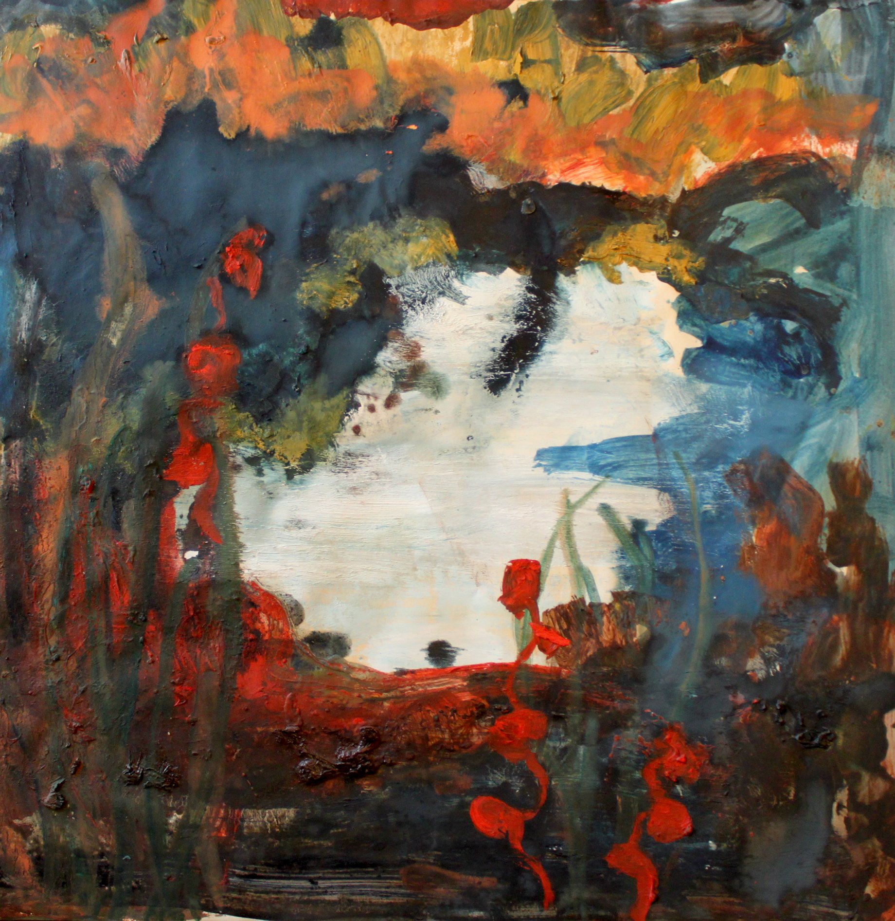 Untitled Landscape, 2006
100 x 100cm
oil on paper