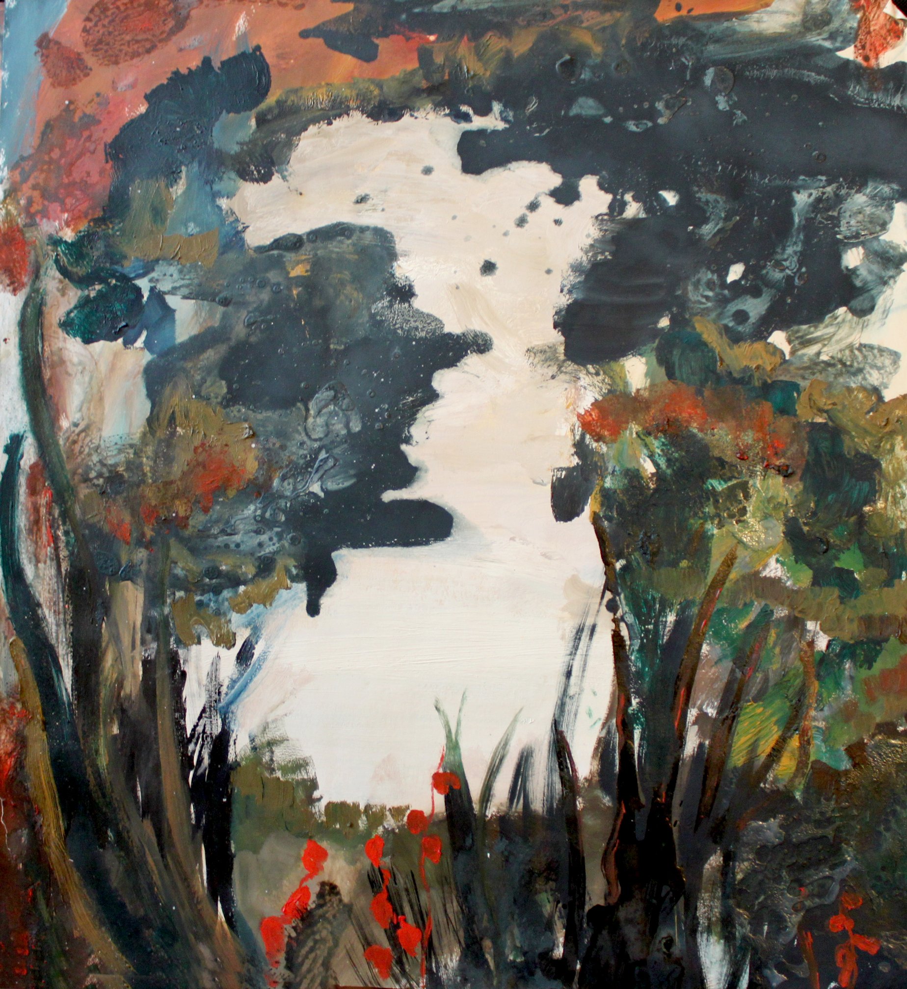 Untitled Landscape, 2006
100 x 100cm
oil on paper