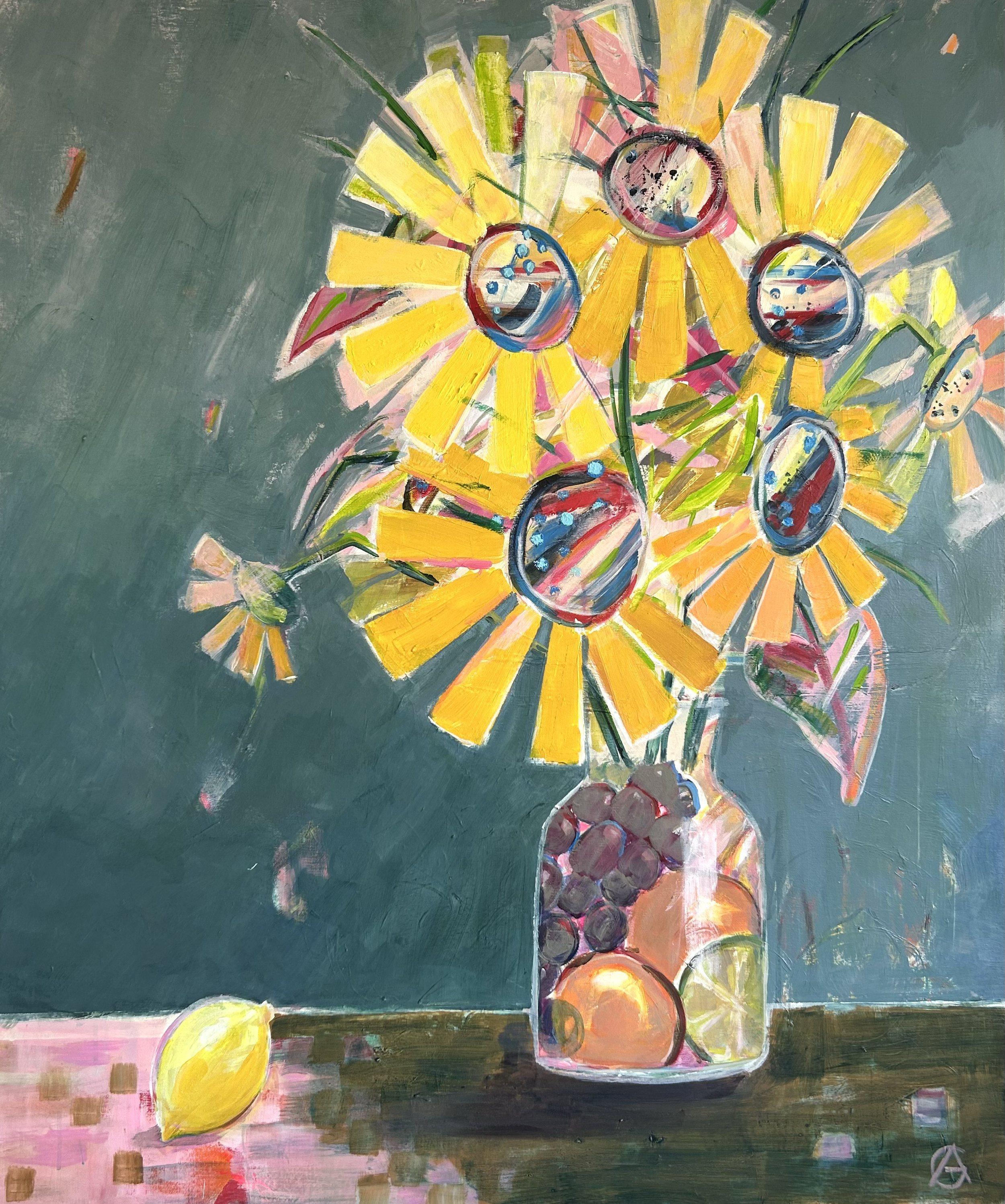 Sunny Side Up
Acryl auf Leinwand, 120 x 100 cm