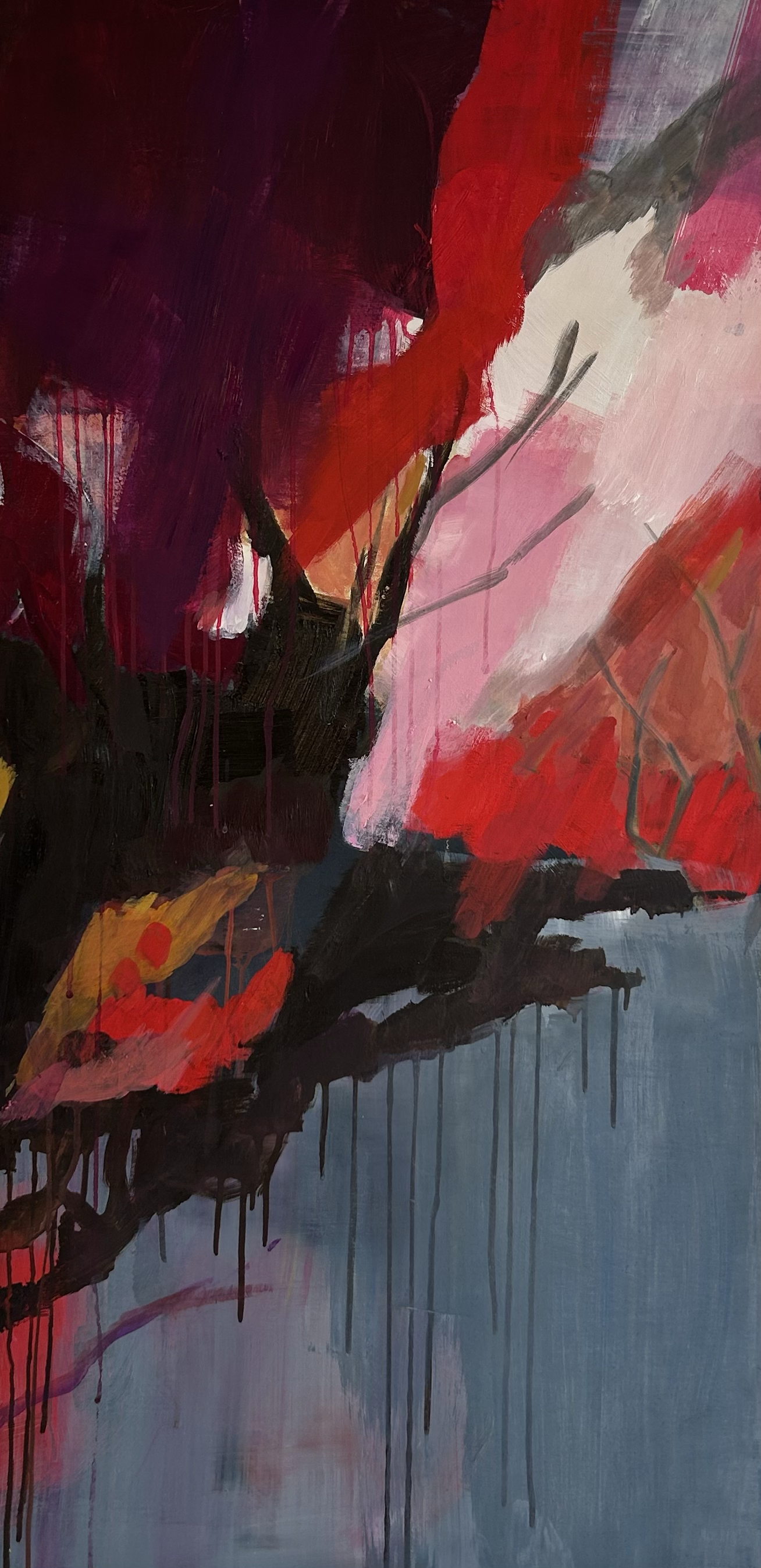 Wild Grace
Öl auf Leinwand, 100 x 50 cm