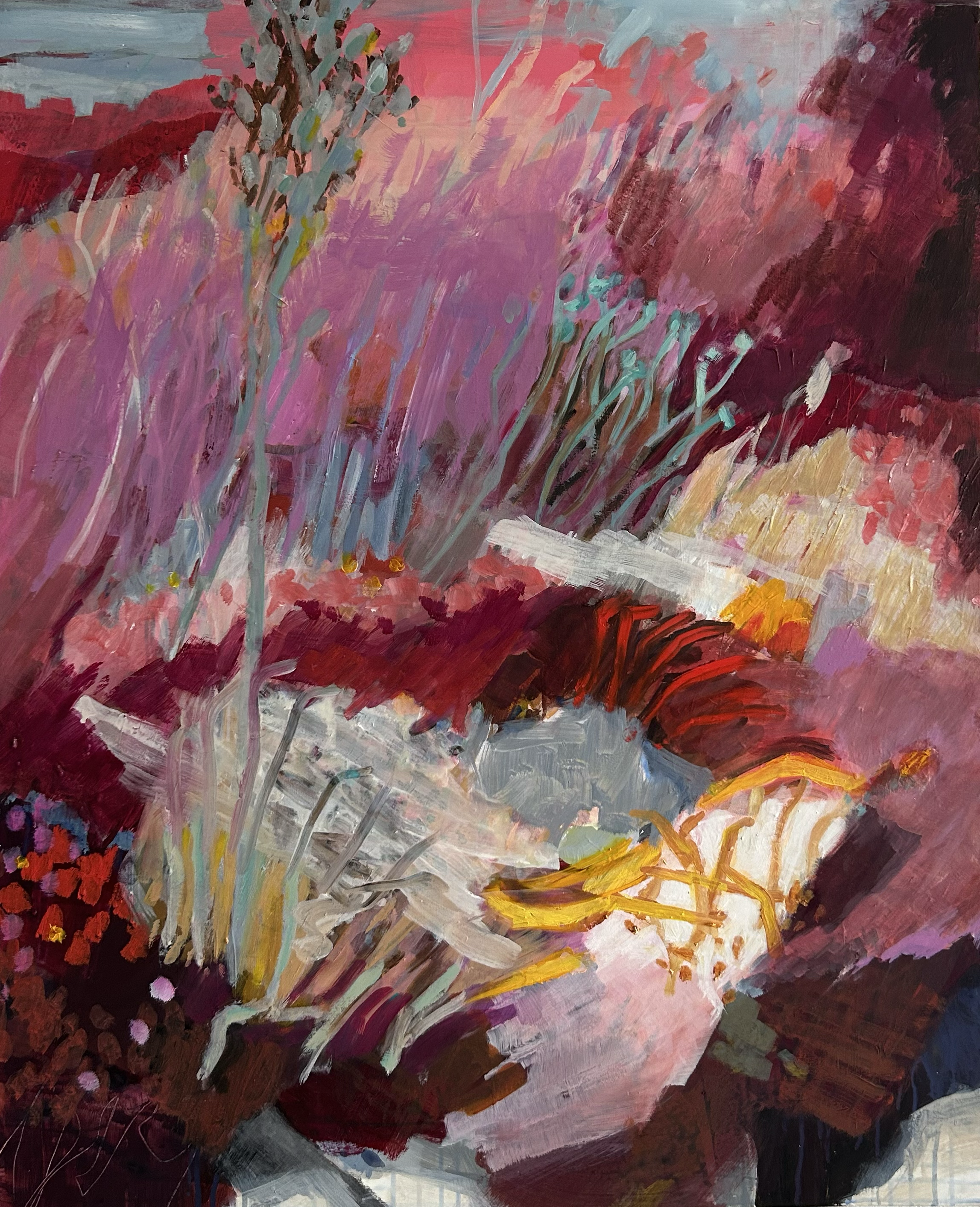 Underwater Garden
Öl auf Leinwand, 100 x 80 cm