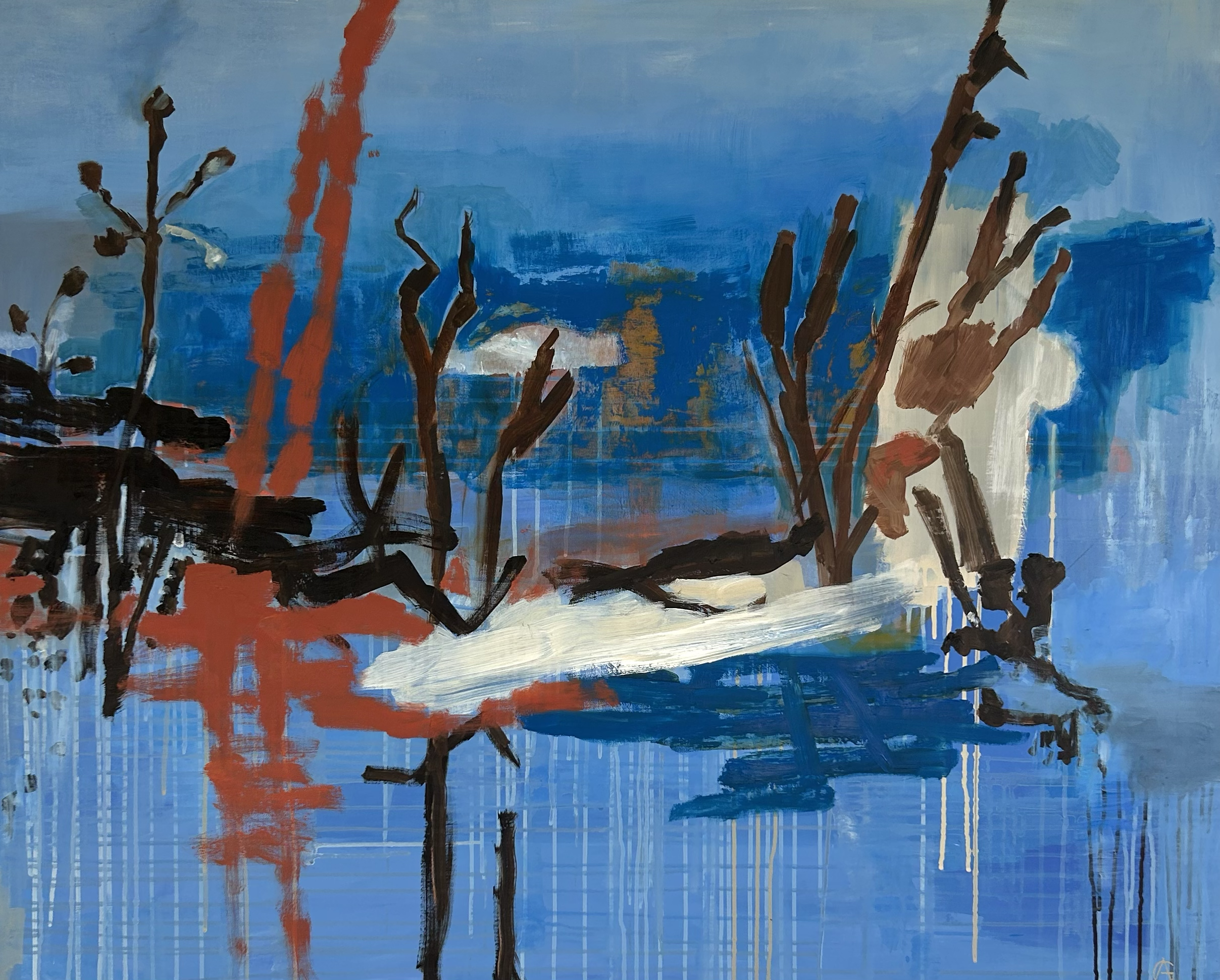 Into the Blue
Öl auf Leinwand, 80 x 100 cm