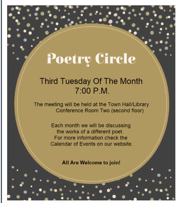 Poetry Circle