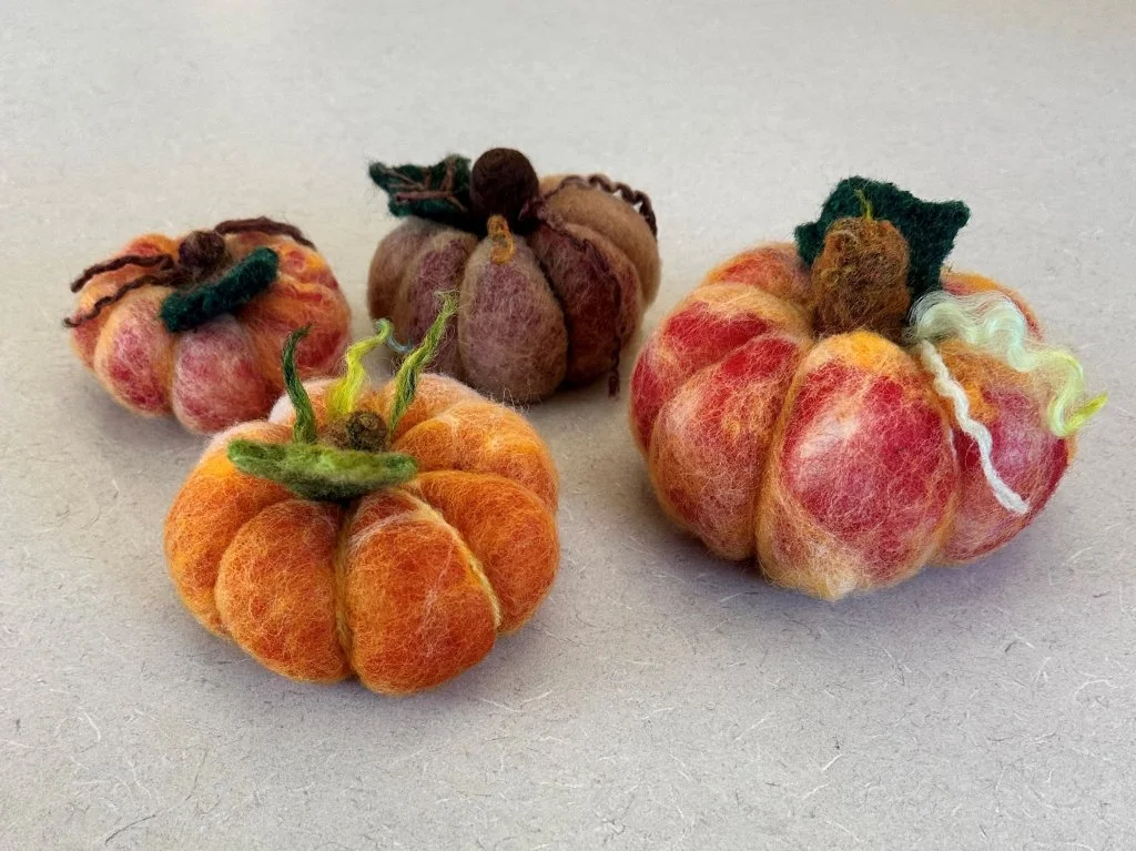 Adult Craft Class: Needle Felted Pumpkins