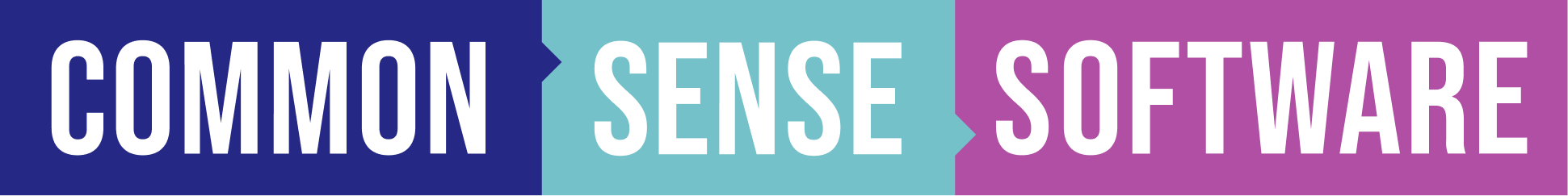 Logo of Common Sense Software. SaaS Software and AI Experts for Startups.