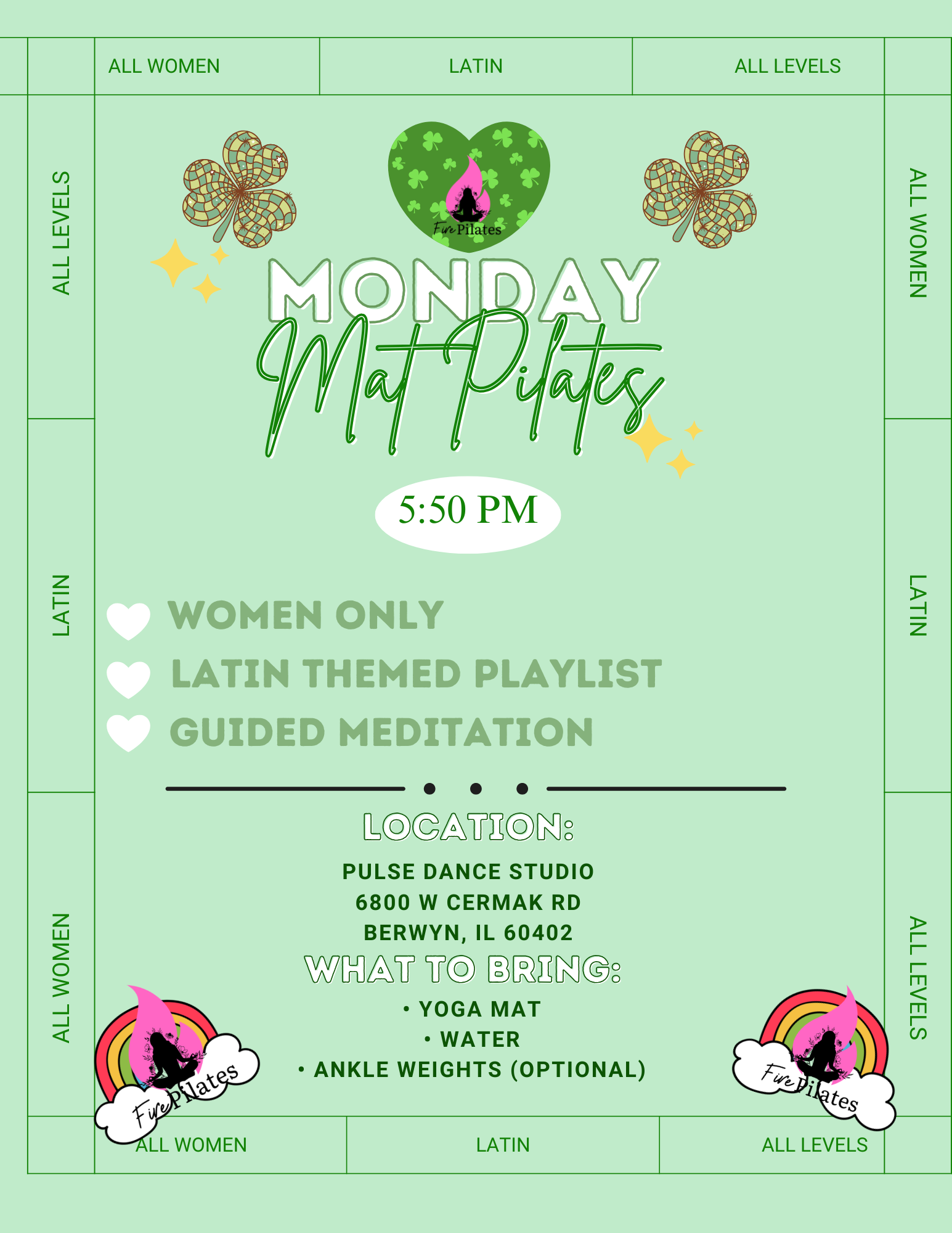 Monday Mat Pilates 03/24/2025