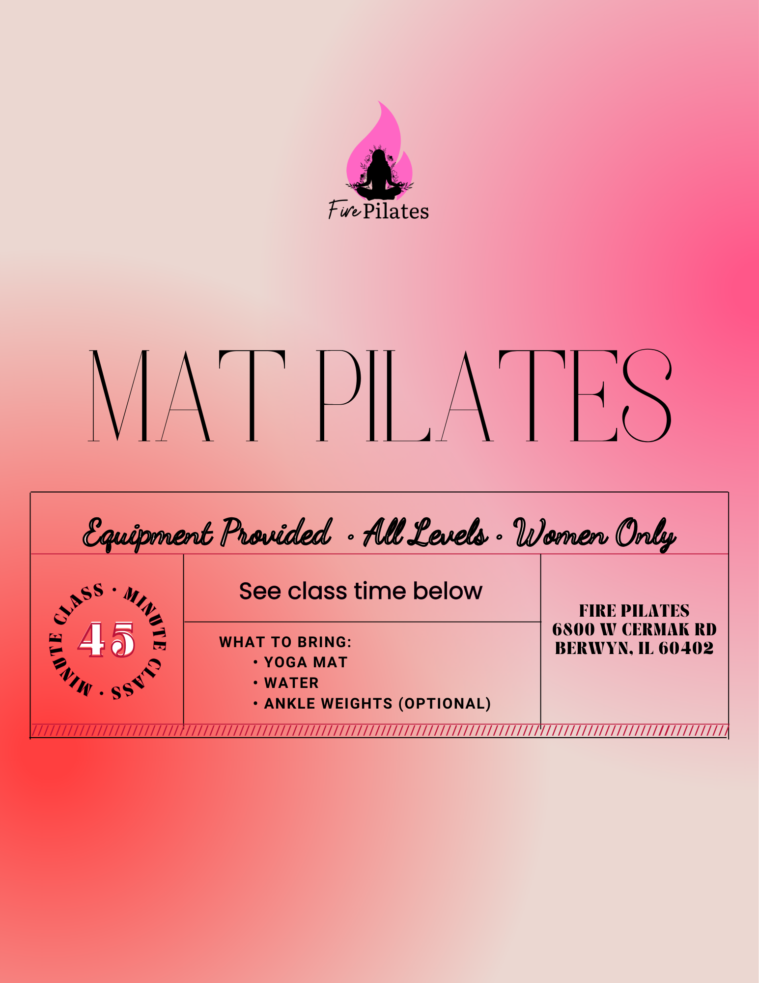 All Levels Mat Pilates