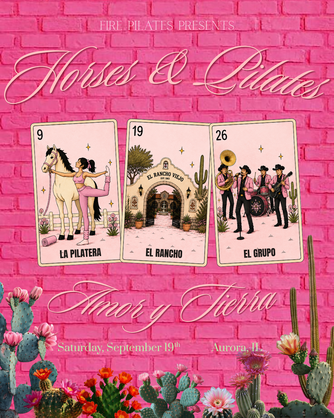 Horses & Pilates: Amor y Tierra 09/19 - Aurora, IL