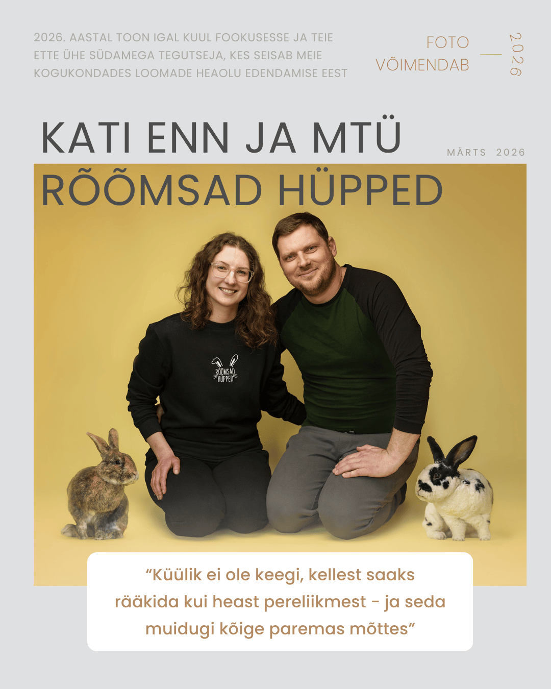 Kati Enn küülikute varjupaigast räägib sellest, mida küülikud rõõmsaks eluks vajavad ja kellele nad tegelikult koduloomaks sobivad