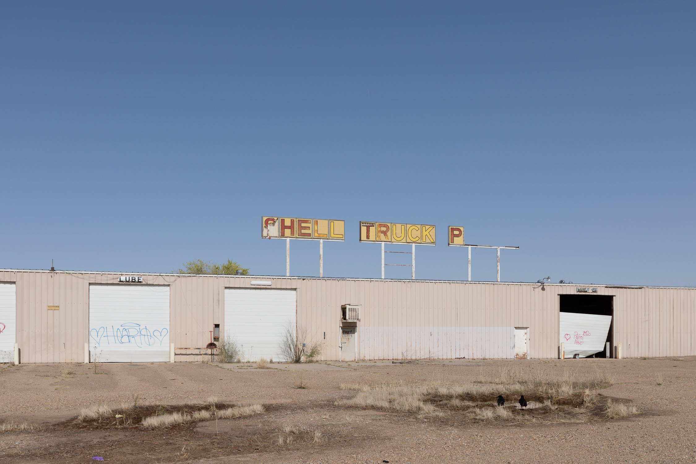 Shell Truck Post