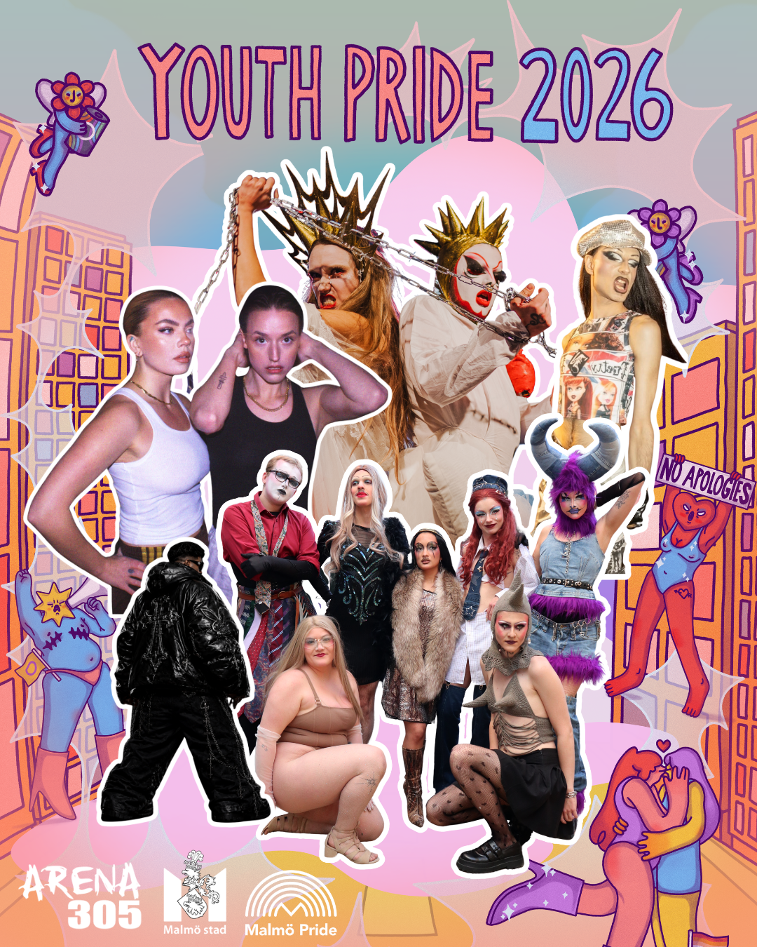 YOUTH PRIDE : LÖR 4/7 PARADEFTERFEST med Arena 305 på Moriskan
