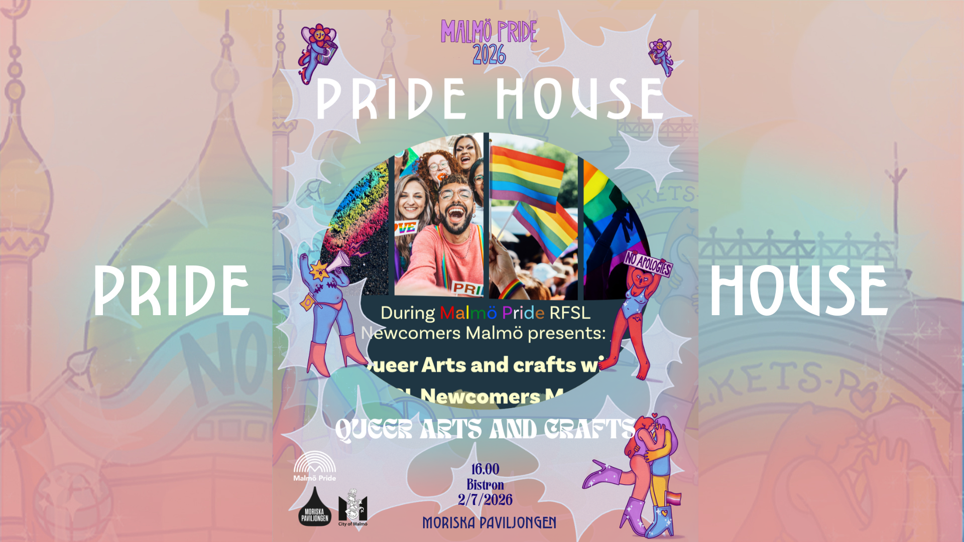 PRIDE HOUSE: Queer arts and crafts with RFSL Newcomers
