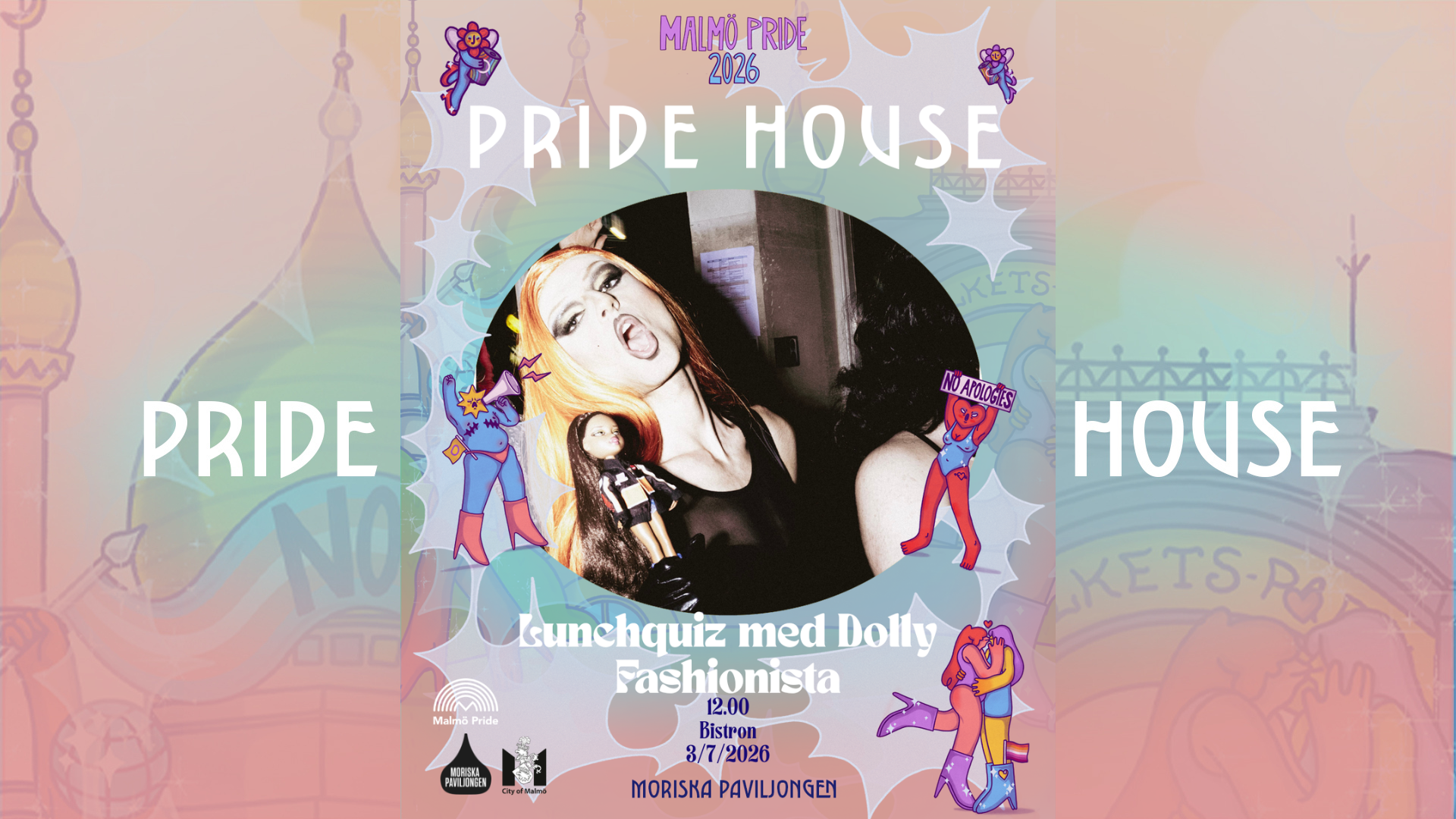 PRIDE HOUSE: Lunch-quiz med Dolly Fashionista