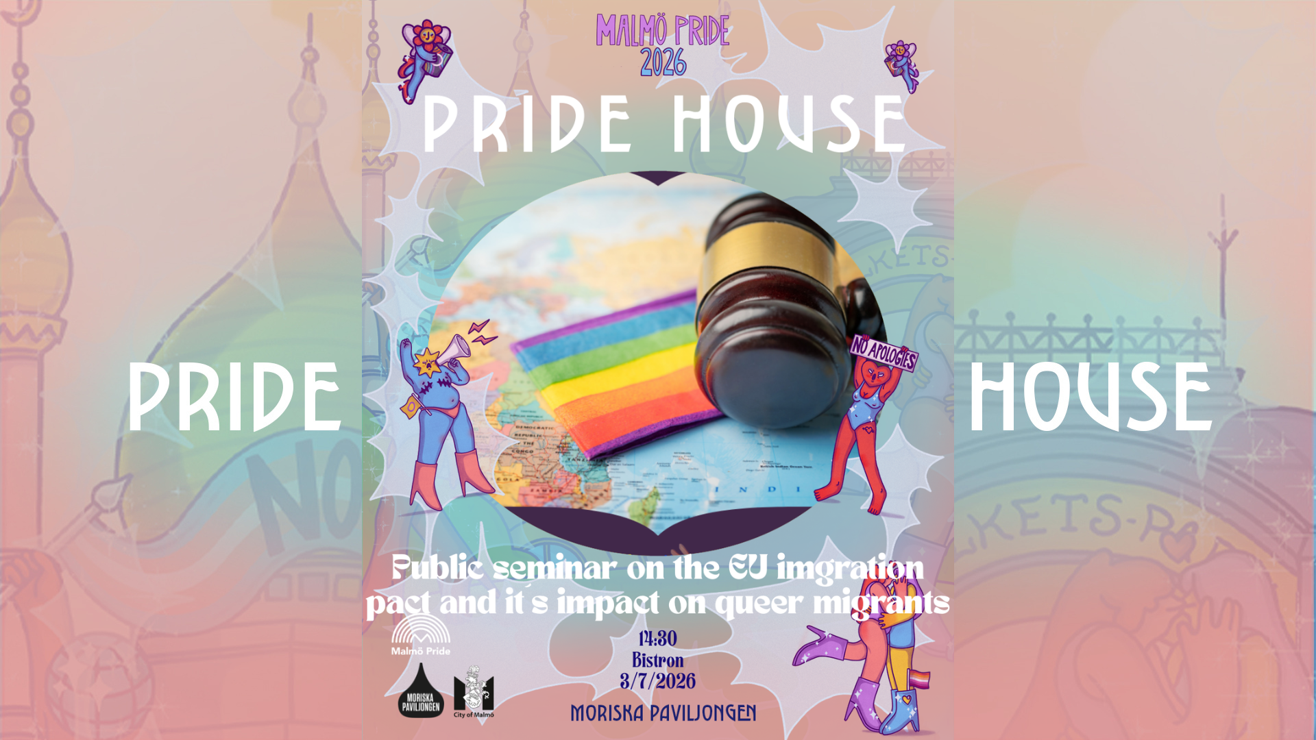 PRIDE HOUSE: RFSL - Public Seminar on the New EU Migration Pact and its impact on queer migrants